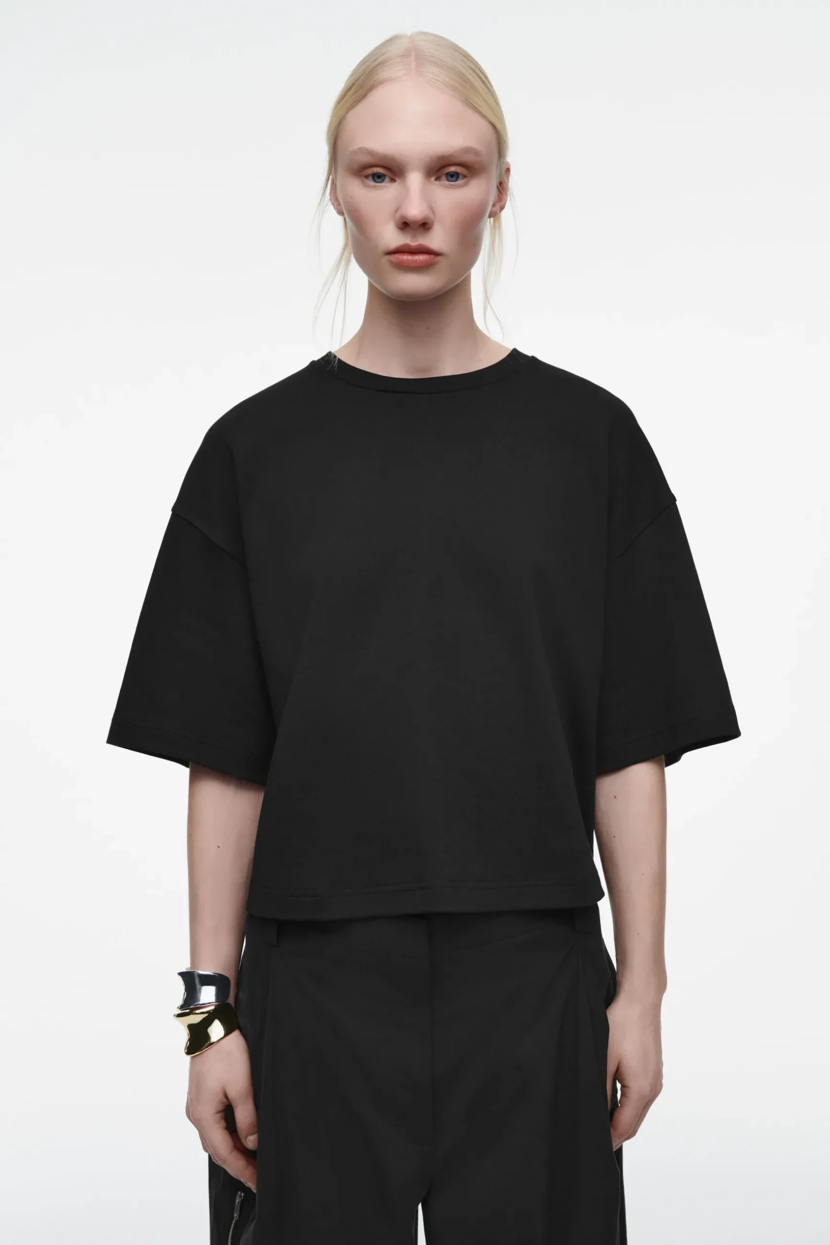 Clearance COS PUDEŁKOWY T-SHIRT OVERSIZE