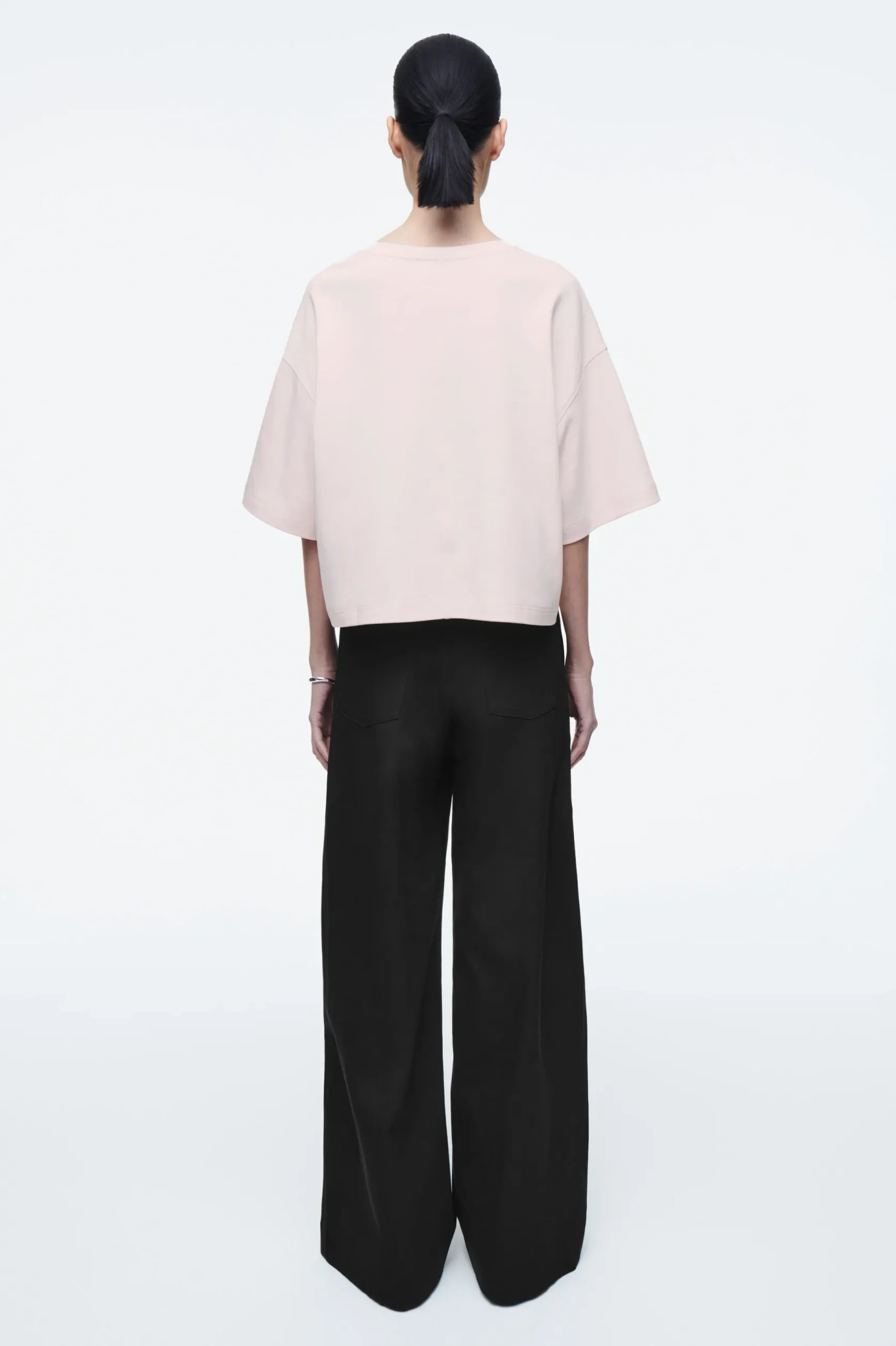 New COS PUDEŁKOWY T-SHIRT OVERSIZE
