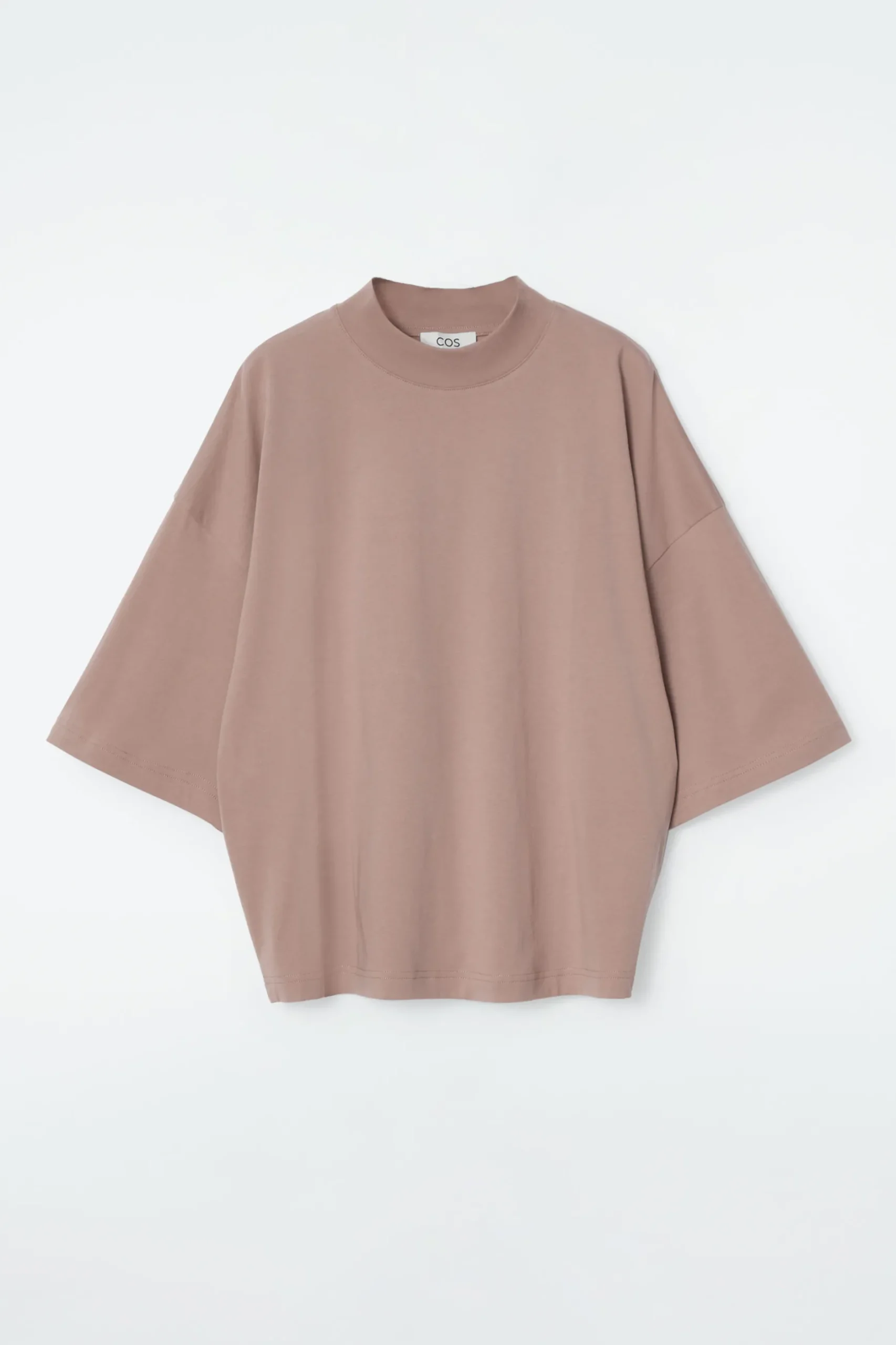 Sale COS PUDEŁKOWY T-SHIRT ZE STÓJKĄ – REGULAR FIT