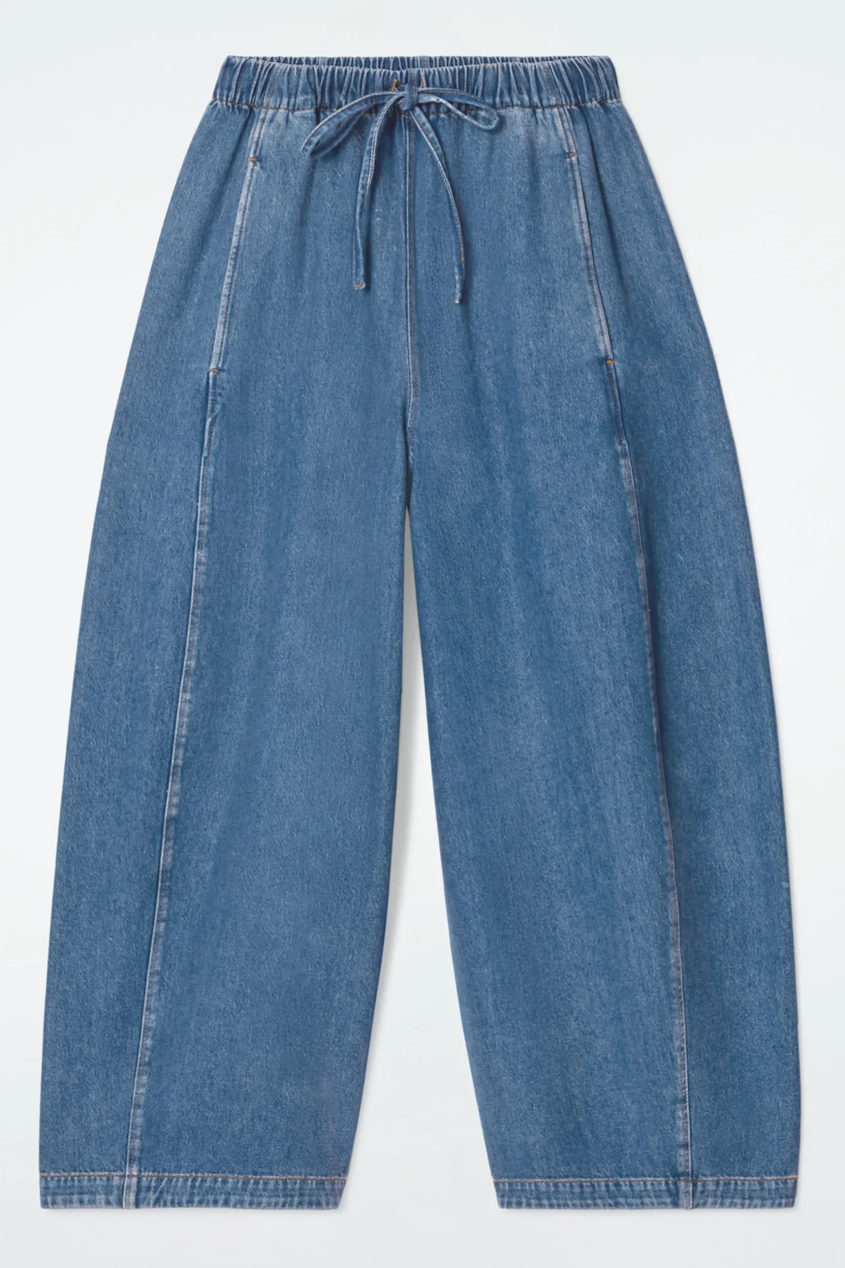 Hot COS REGULOWANE W PASIE SPODNIE JEANSOWE TYPU BARREL
