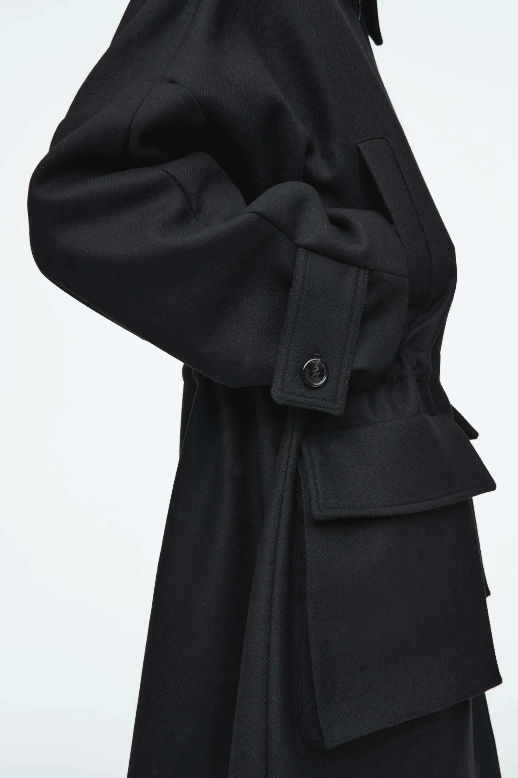 New COS ROBOCZY PŁASZCZ Z WEŁNĄ – OVERSIZED FIT