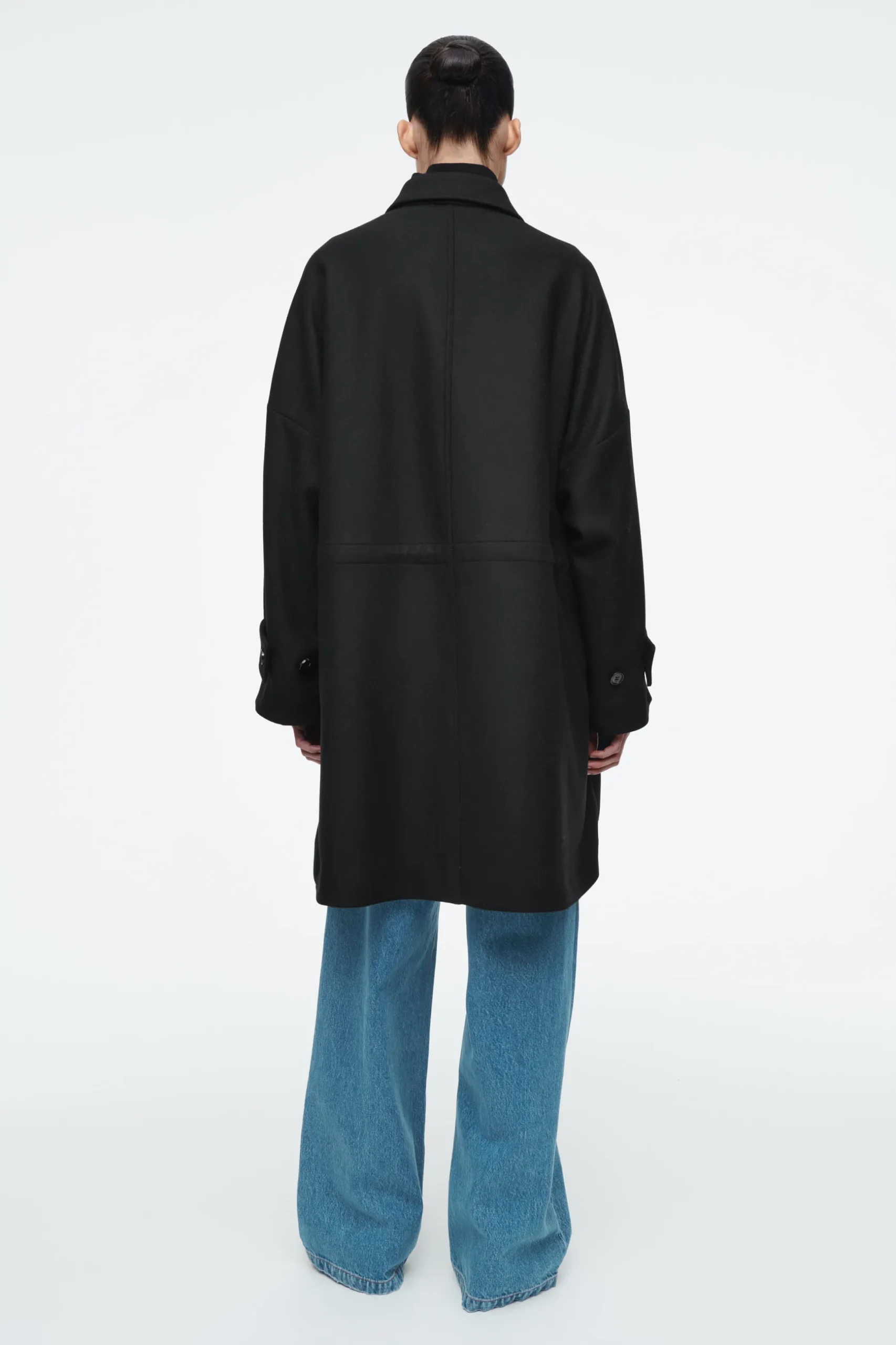 New COS ROBOCZY PŁASZCZ Z WEŁNĄ – OVERSIZED FIT