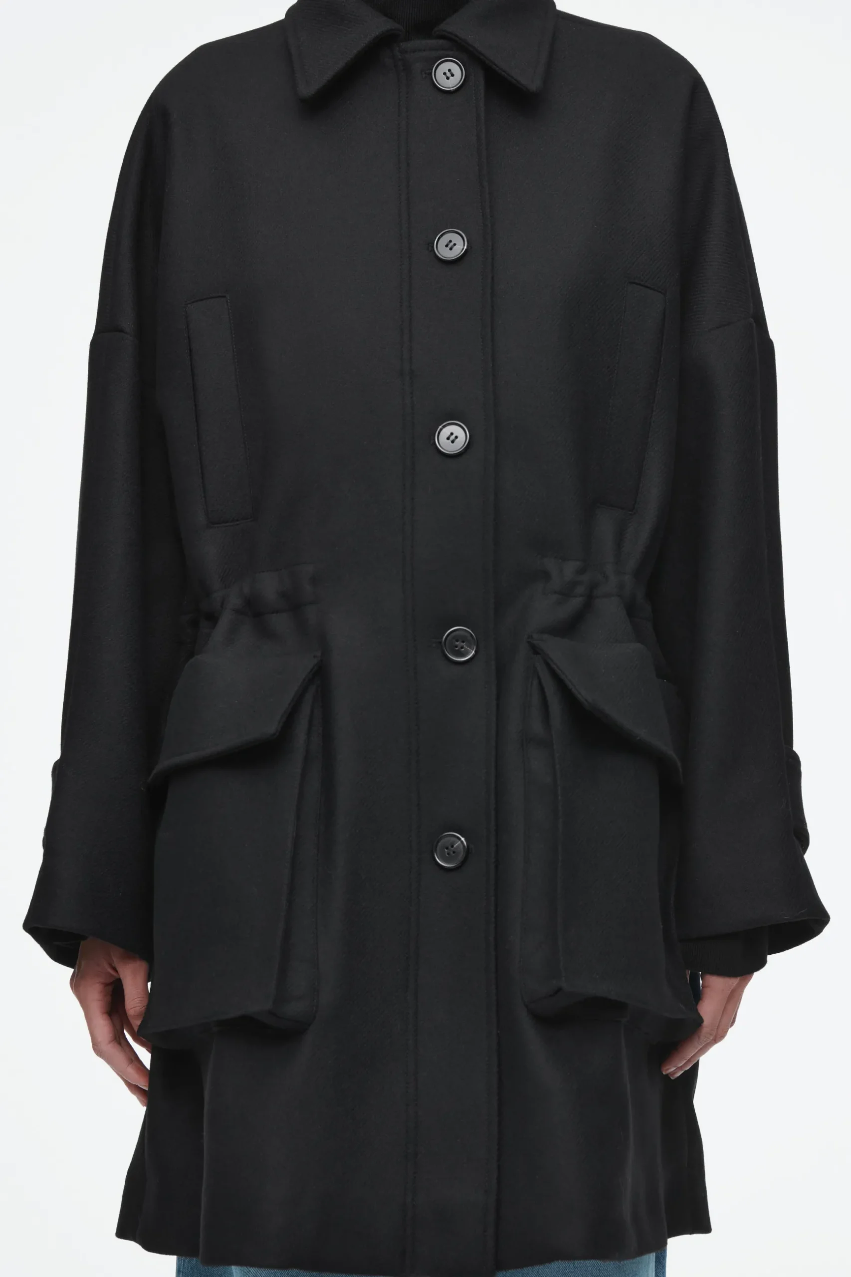 New COS ROBOCZY PŁASZCZ Z WEŁNĄ – OVERSIZED FIT