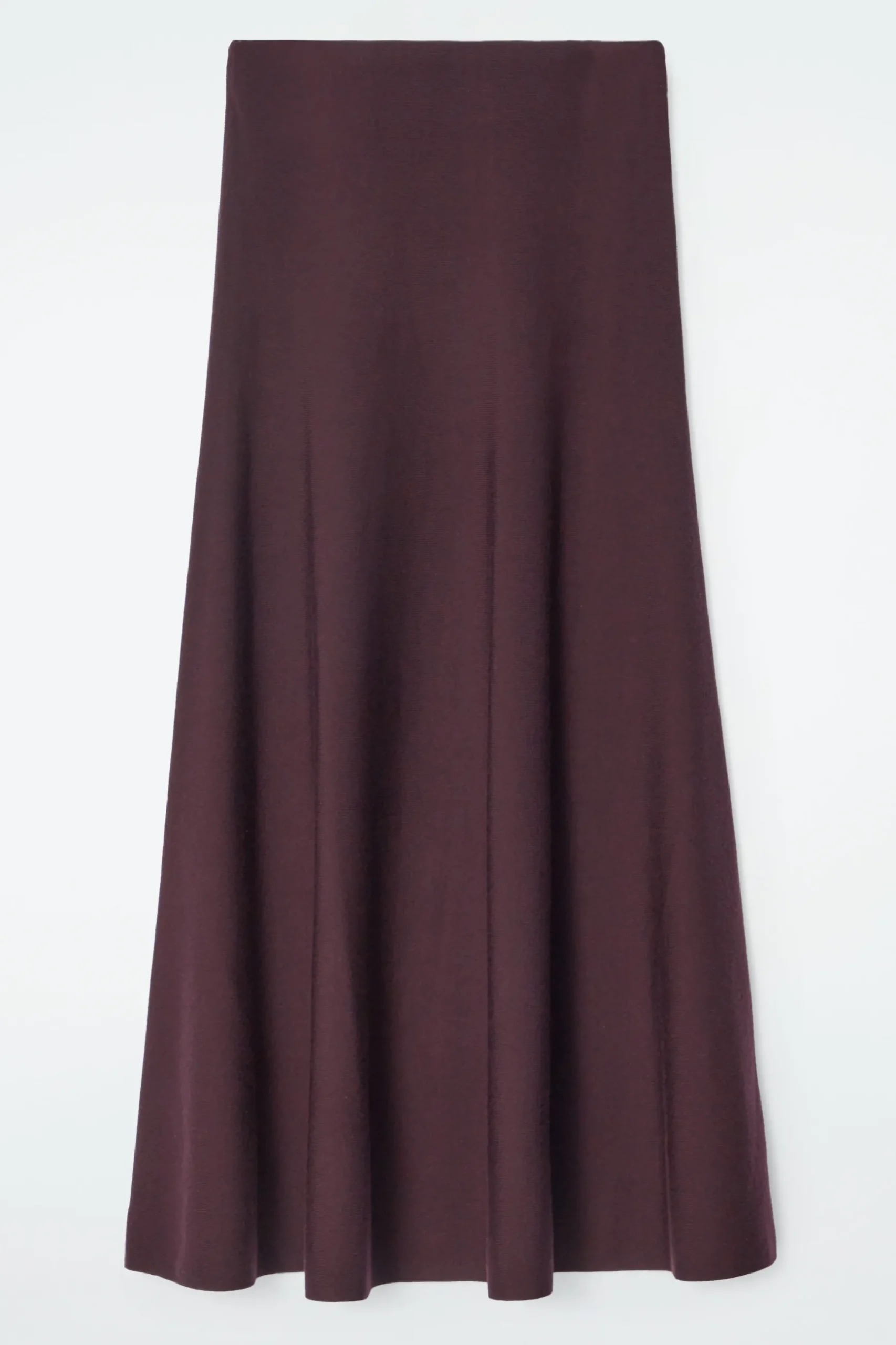 Fashion COS ROZSZERZANA SPÓDNICA MAXI Z MIESZANKI Z WEŁNĄ