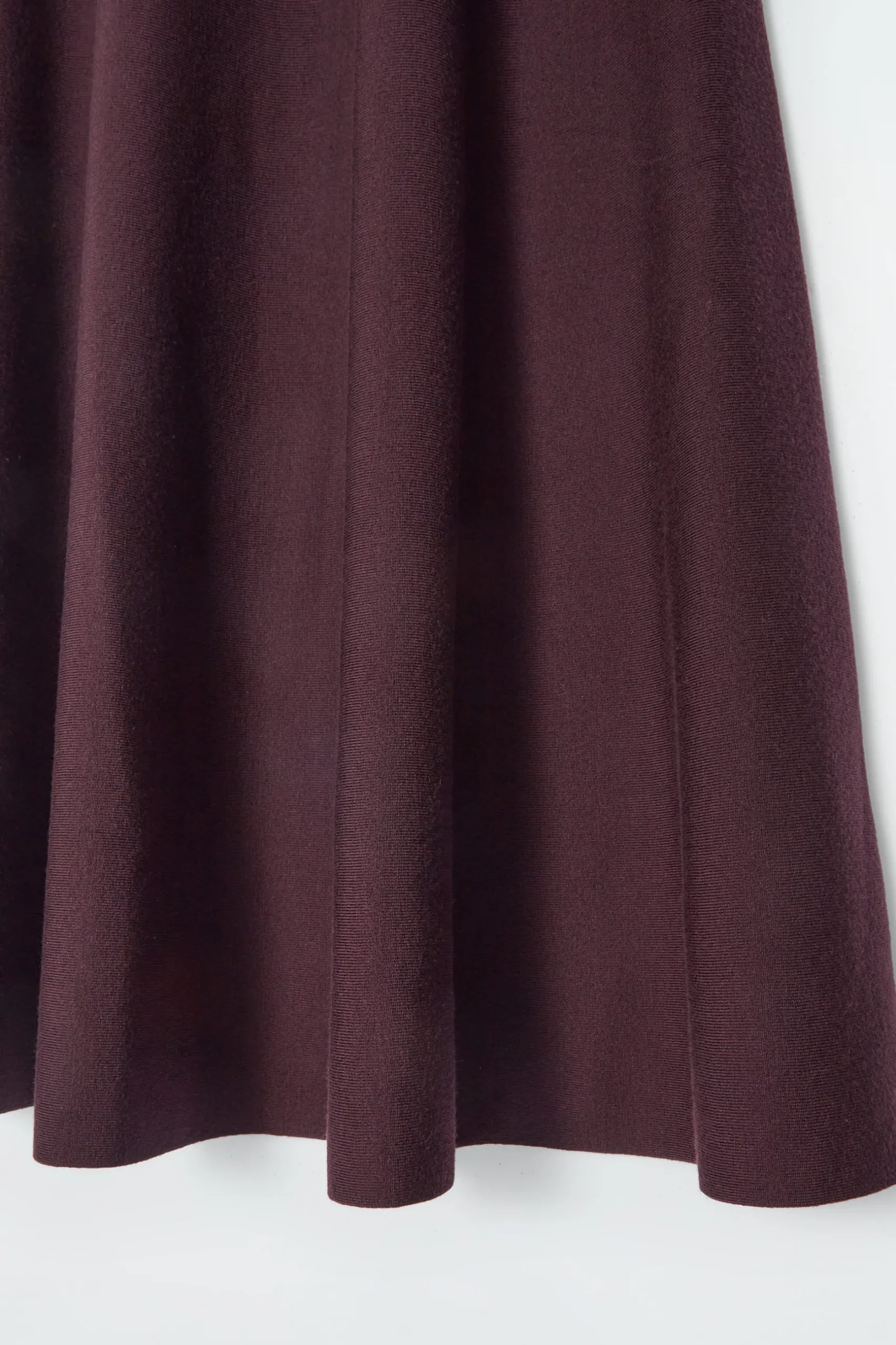 Fashion COS ROZSZERZANA SPÓDNICA MAXI Z MIESZANKI Z WEŁNĄ
