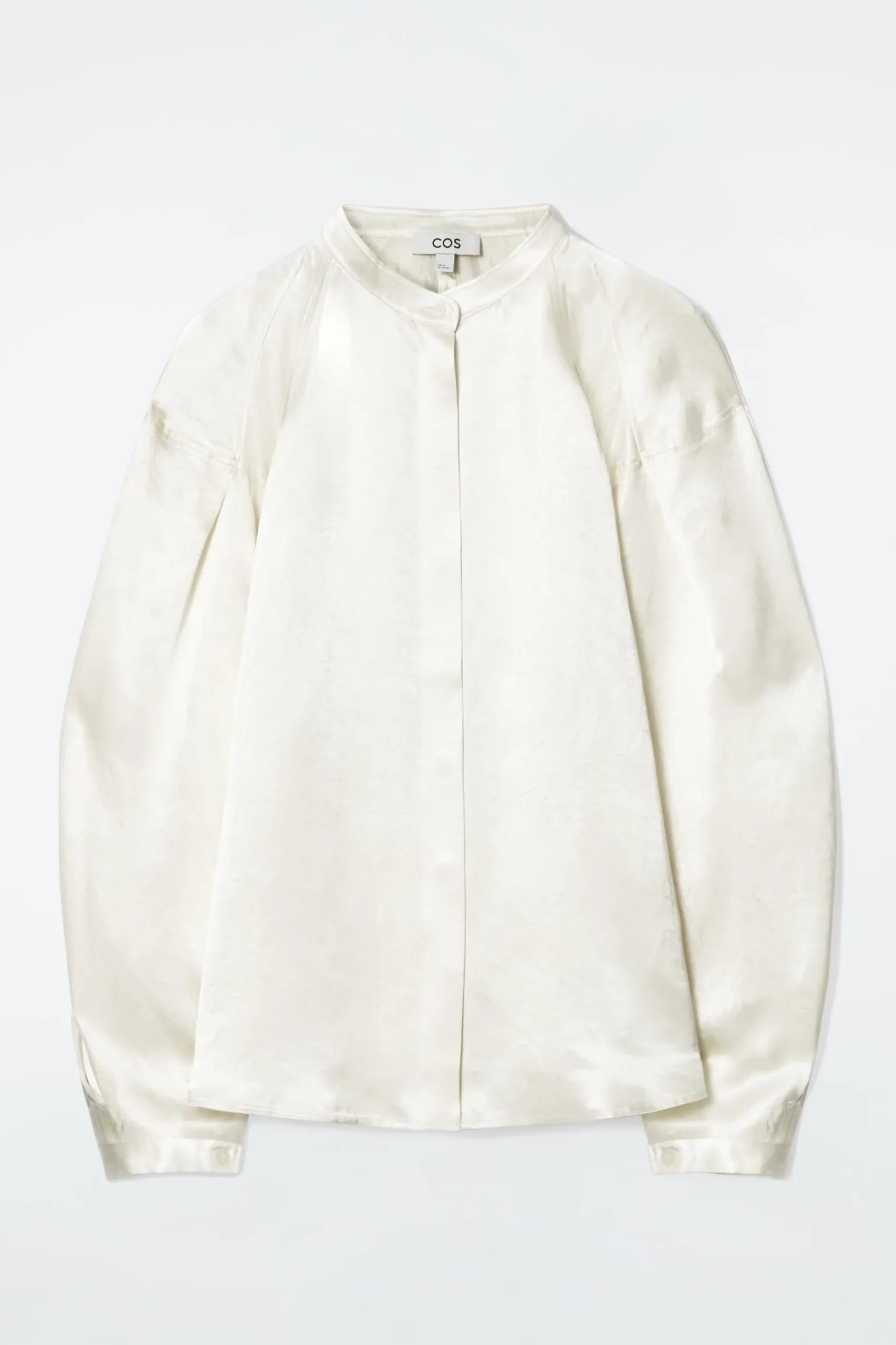 Clearance COS SATYNOWA KOSZULA Z PLISOWANIAMI – RELAXED FIT