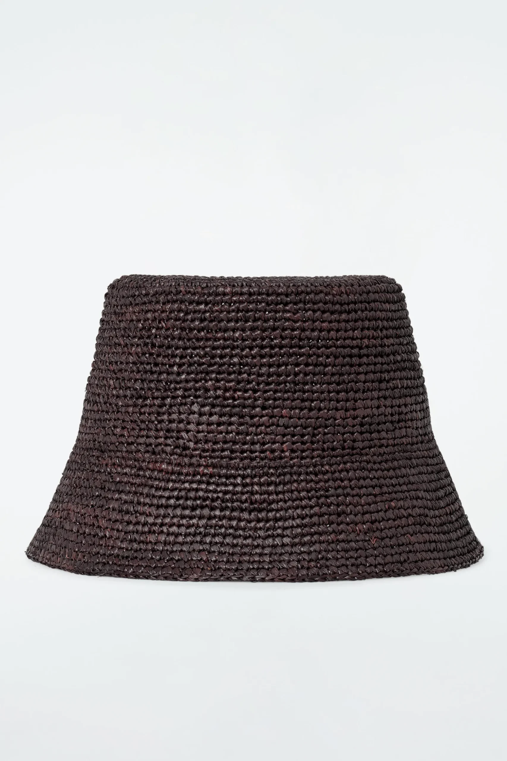 Outlet COS SŁOMKOWY KAPELUSZ TYPU BUCKET Brązowy