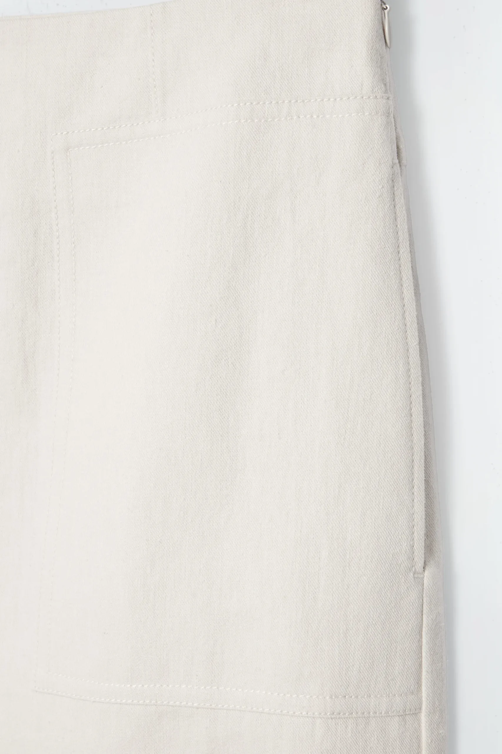 New COS SPÓDNICA MAXI Z DIAGONALU Z LNEM W STYLU UTILITY