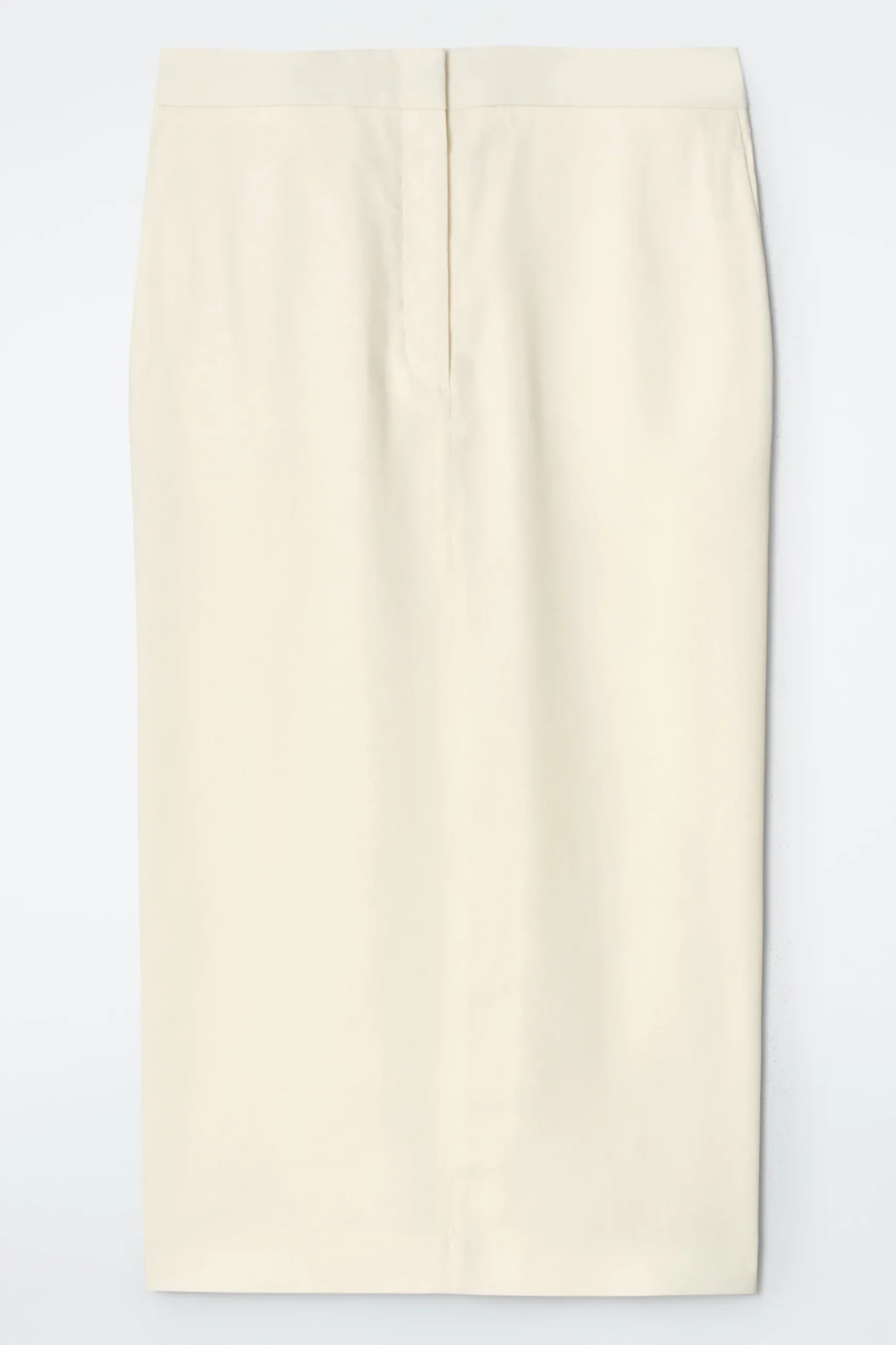 Fashion COS SPÓDNICA OŁÓWKOWA Z LNEM