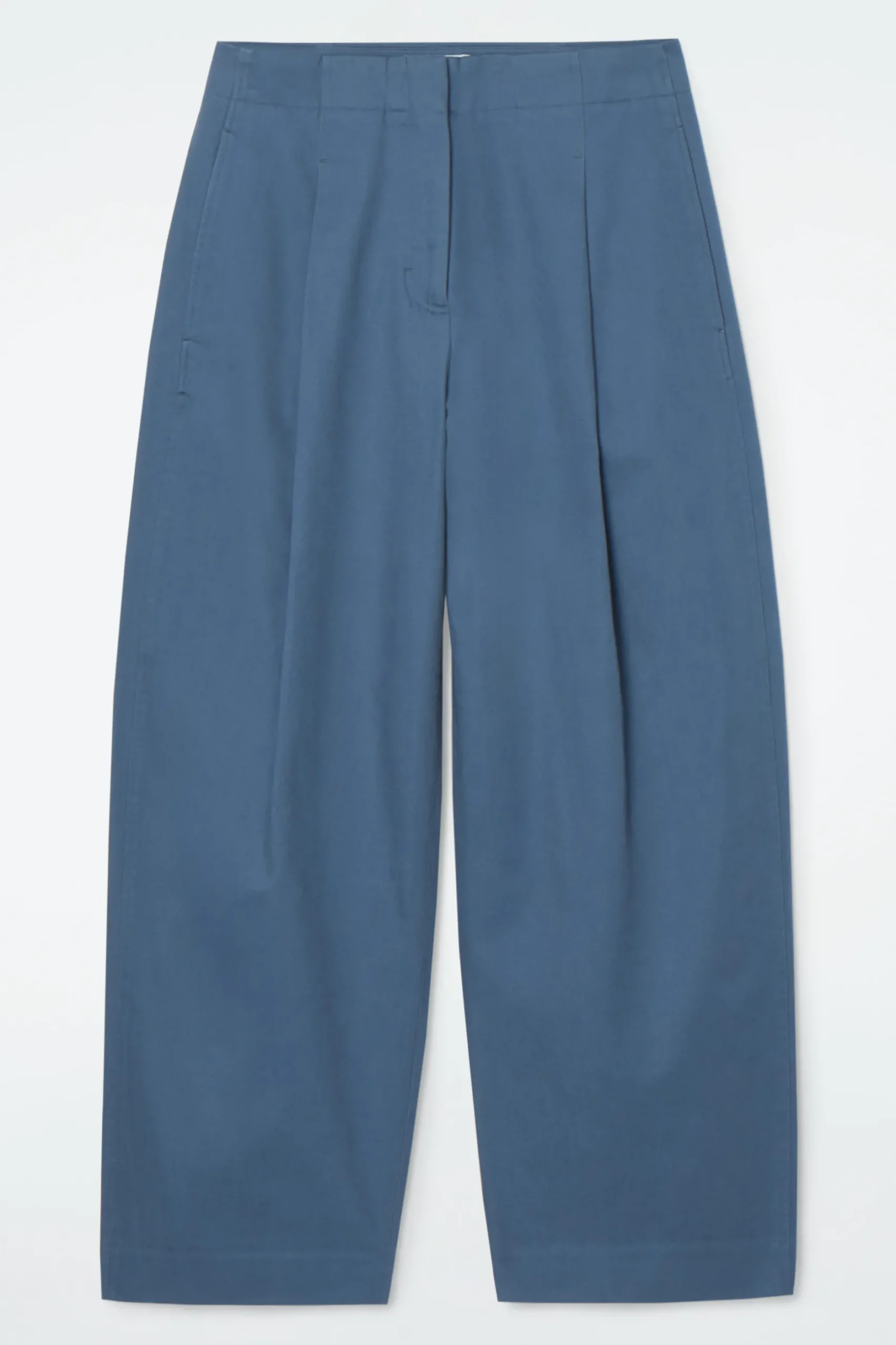 Online COS SPODNIE CHINOS Z NOGAWKAMI BARREL Z KANTAMI