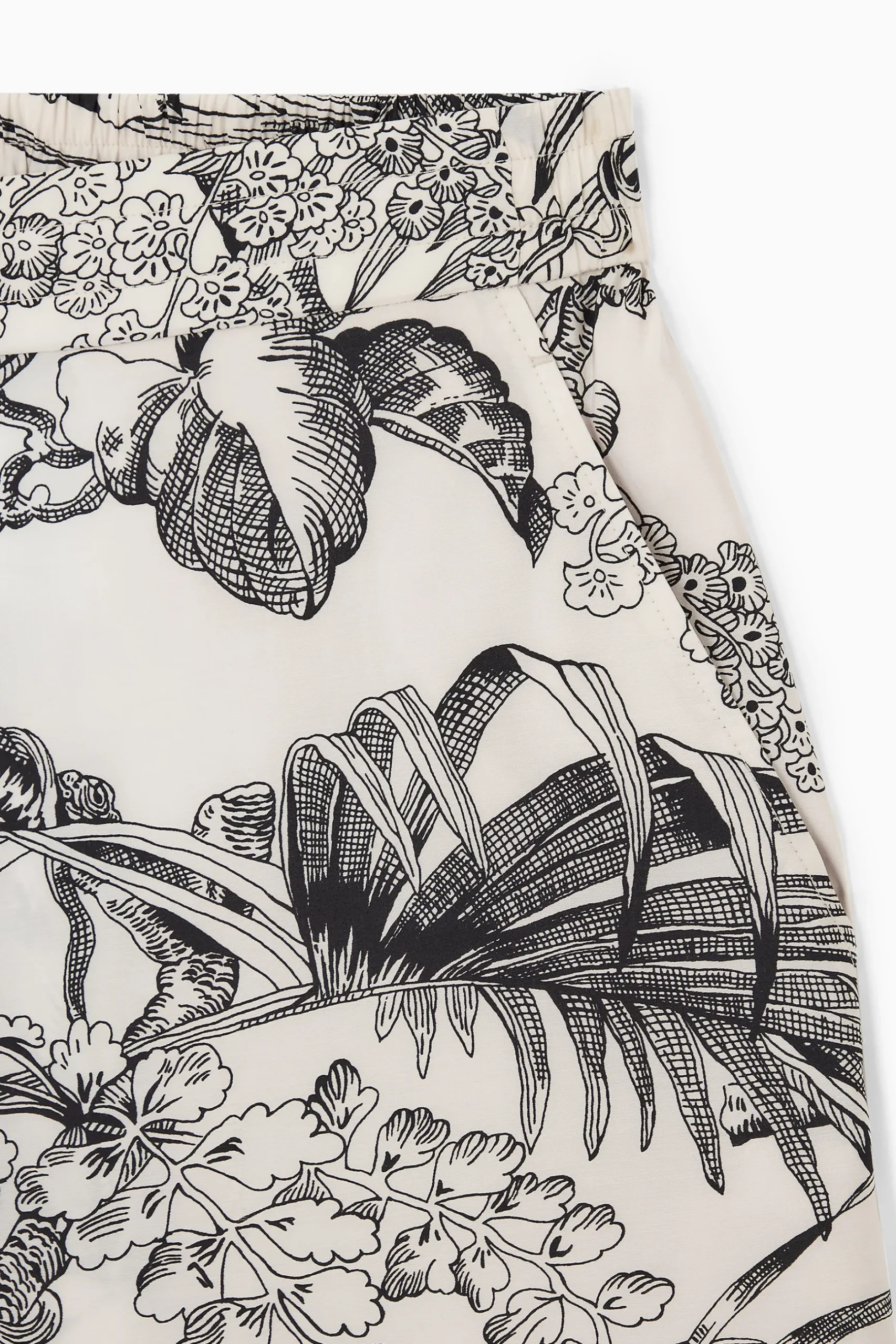 Clearance COS SPODNIE Z BOTANICZNYM NADRUKIEM