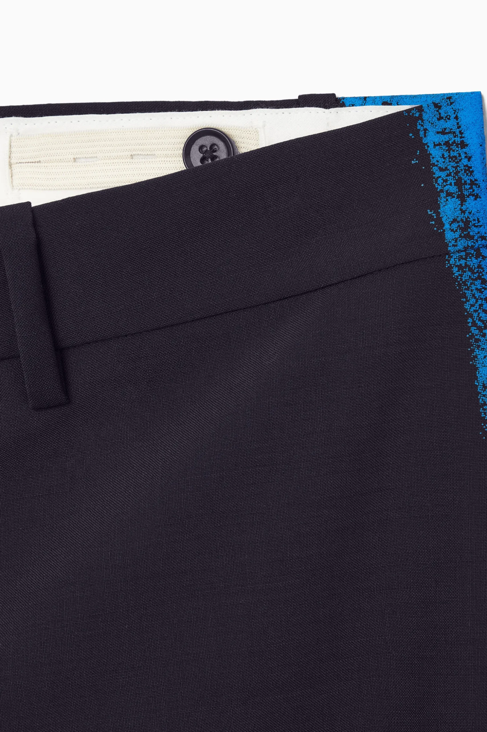 Fashion COS SPODNIE Z WEŁNY Z PROSTYMI NOGAWKAMI – REGULAR FIT