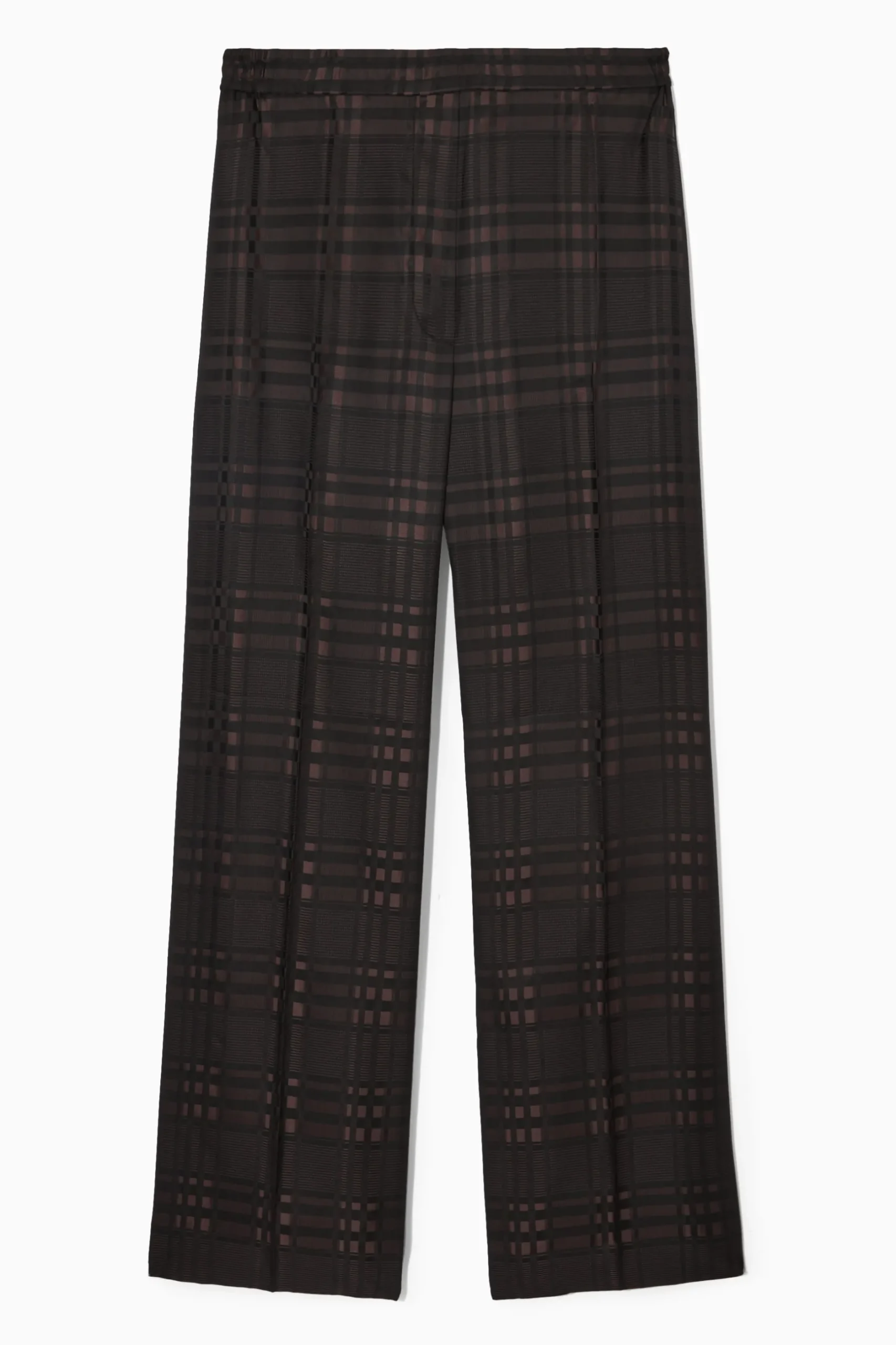Clearance COS STRAIGHTLEG CHECKED JACQUARD TROUSERS