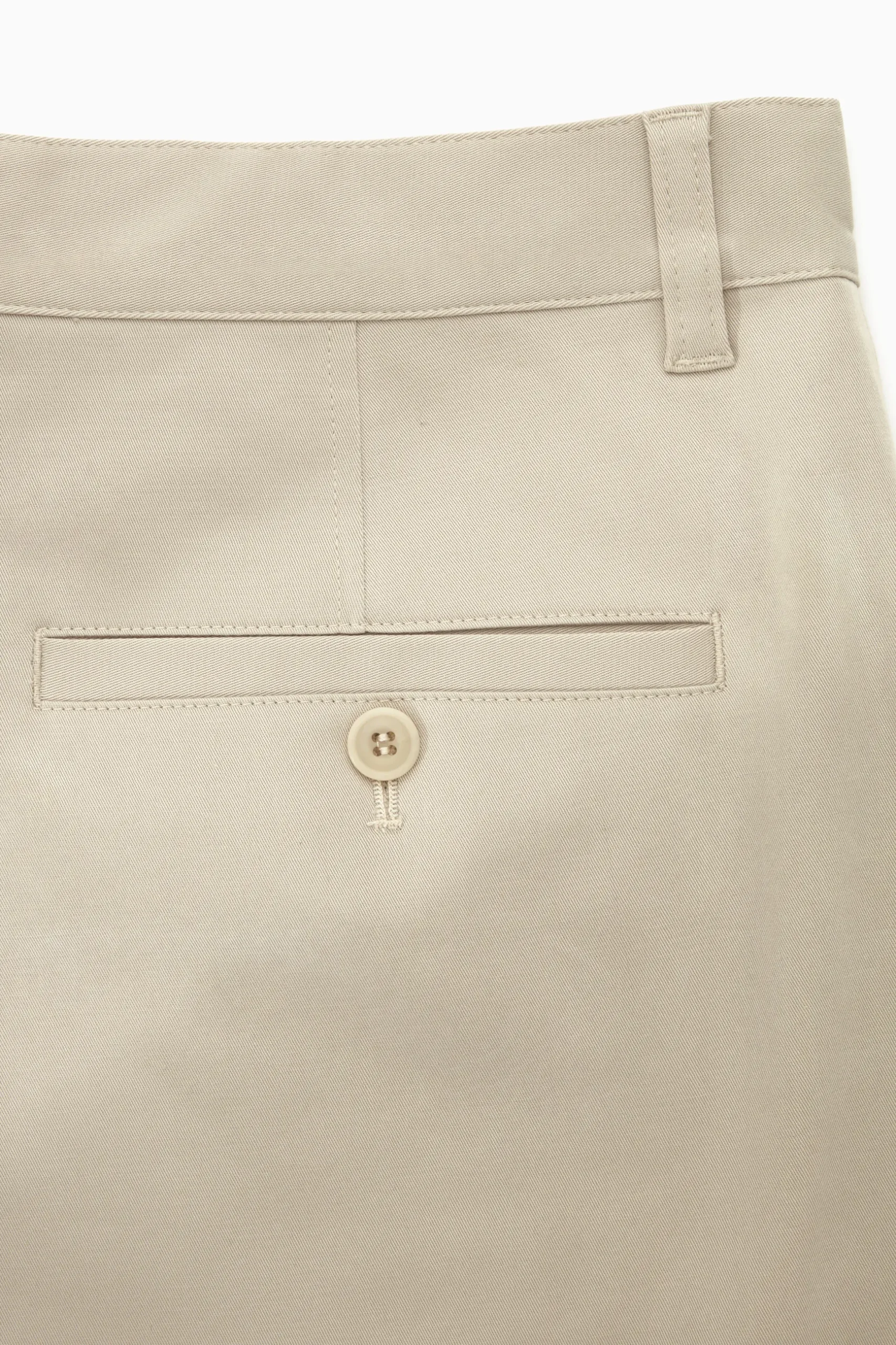 Best COS STRAIGHTLEG TWILL CHINOS Beige