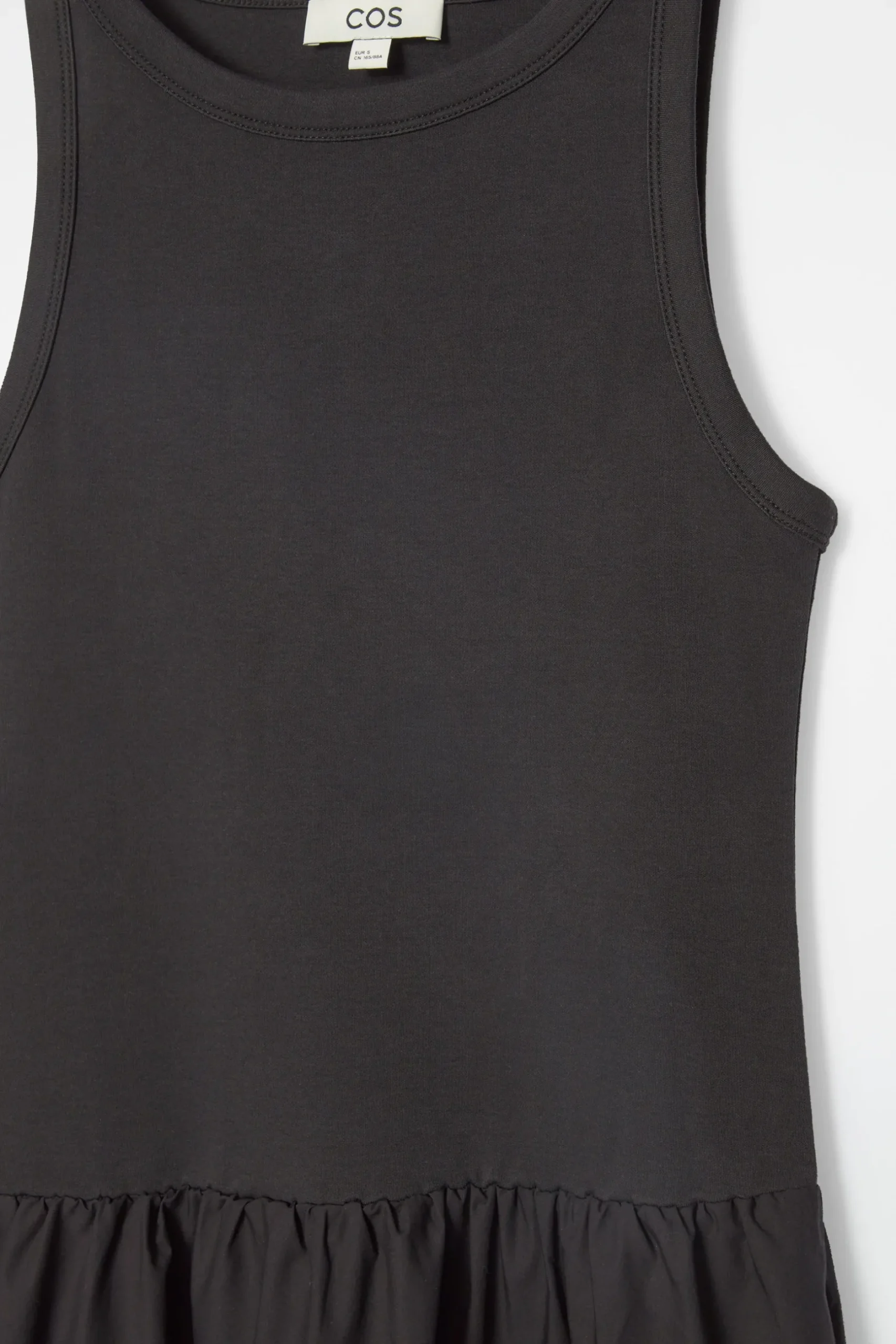 Fashion COS SUKIENKA MAXI Z KONTRASTOWYCH PANELI
