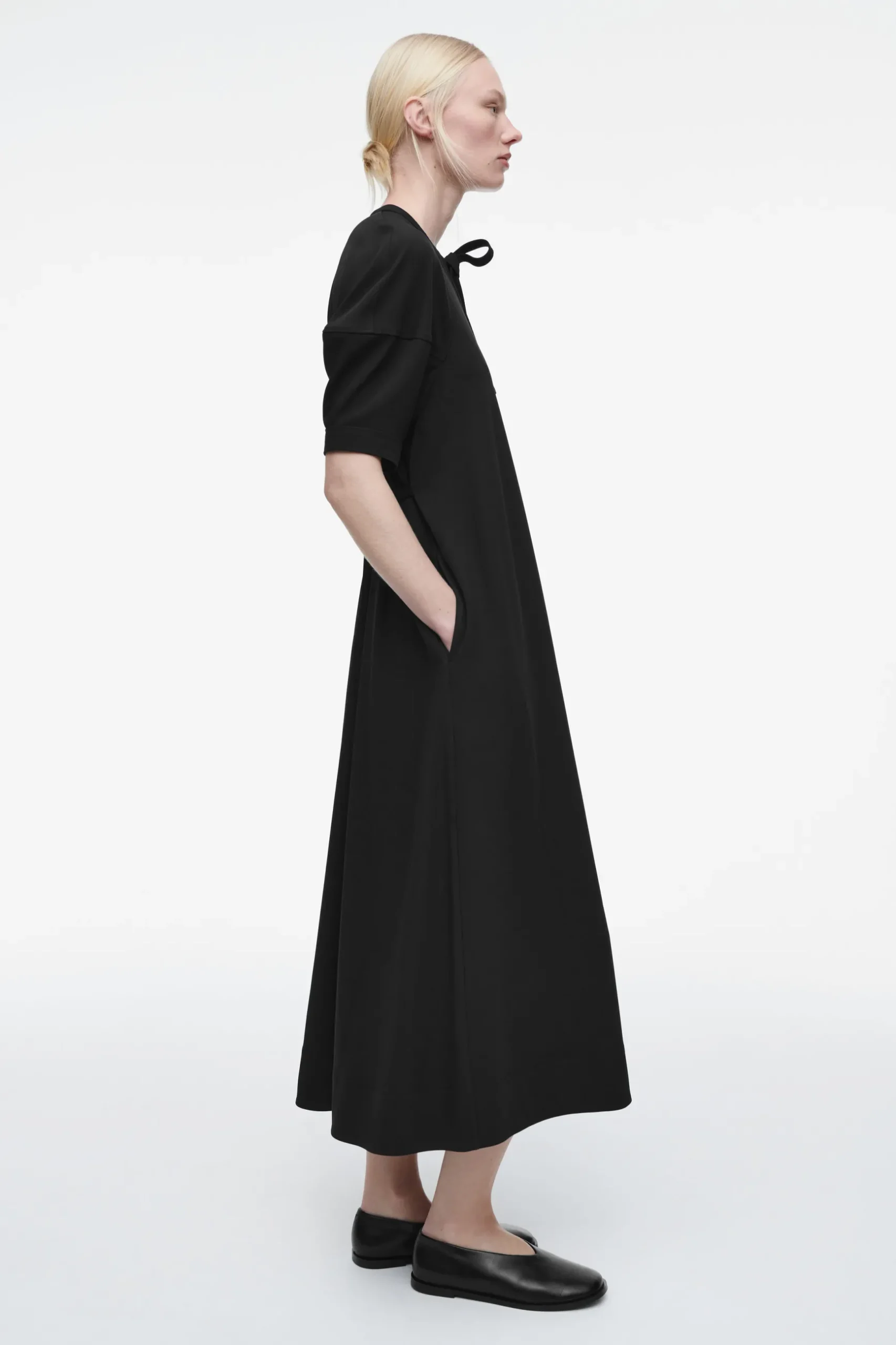Fashion COS SUKIENKA MAXI Z WIĄZANIEM