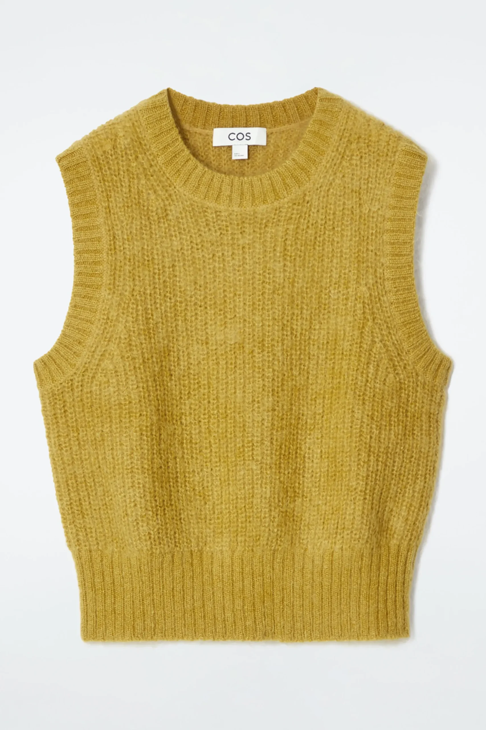 Best COS SWETER BEZ RĘKAWÓW Z MOHEREM
