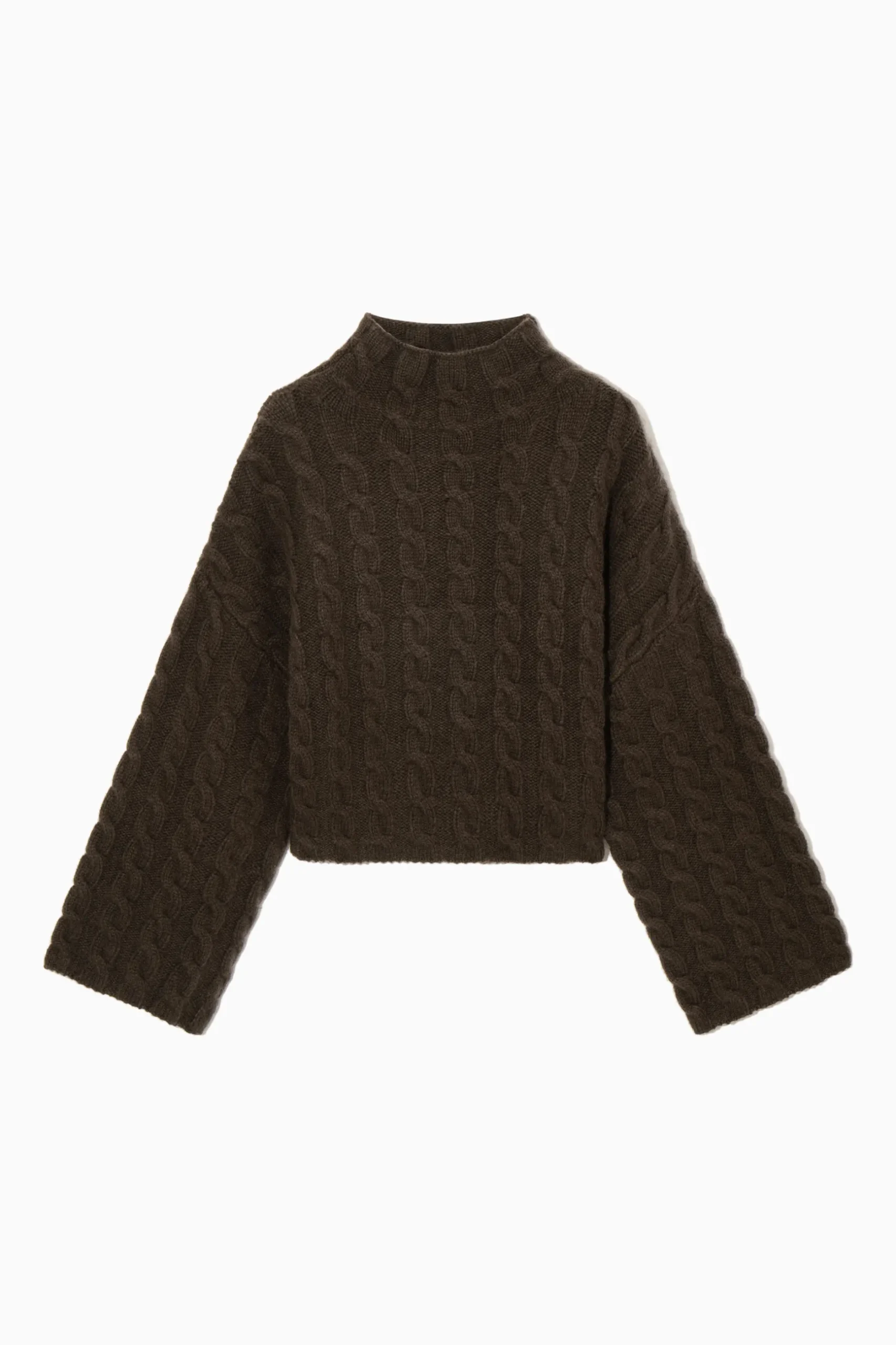 Clearance COS SWETER O WARKOCZOWYM SPLOCIE Z PRZĘDZY Z JAKÓW
