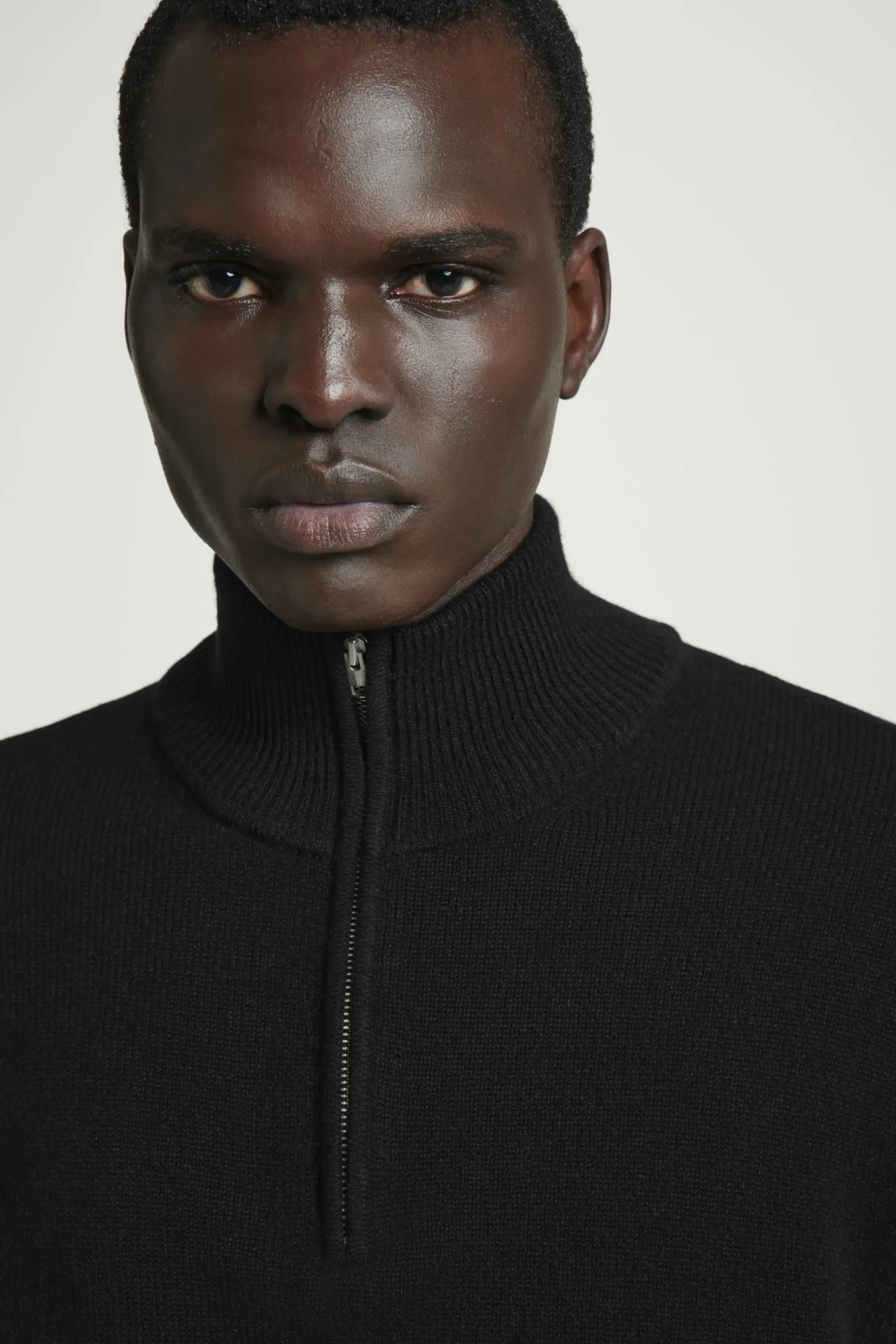 Discount COS SWETER Z CZYSTEGO KASZMIRU Z SUWAKIEM