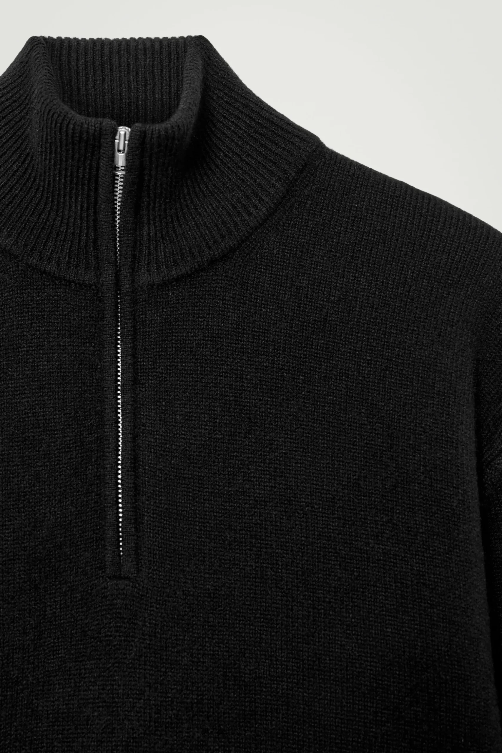 Discount COS SWETER Z CZYSTEGO KASZMIRU Z SUWAKIEM