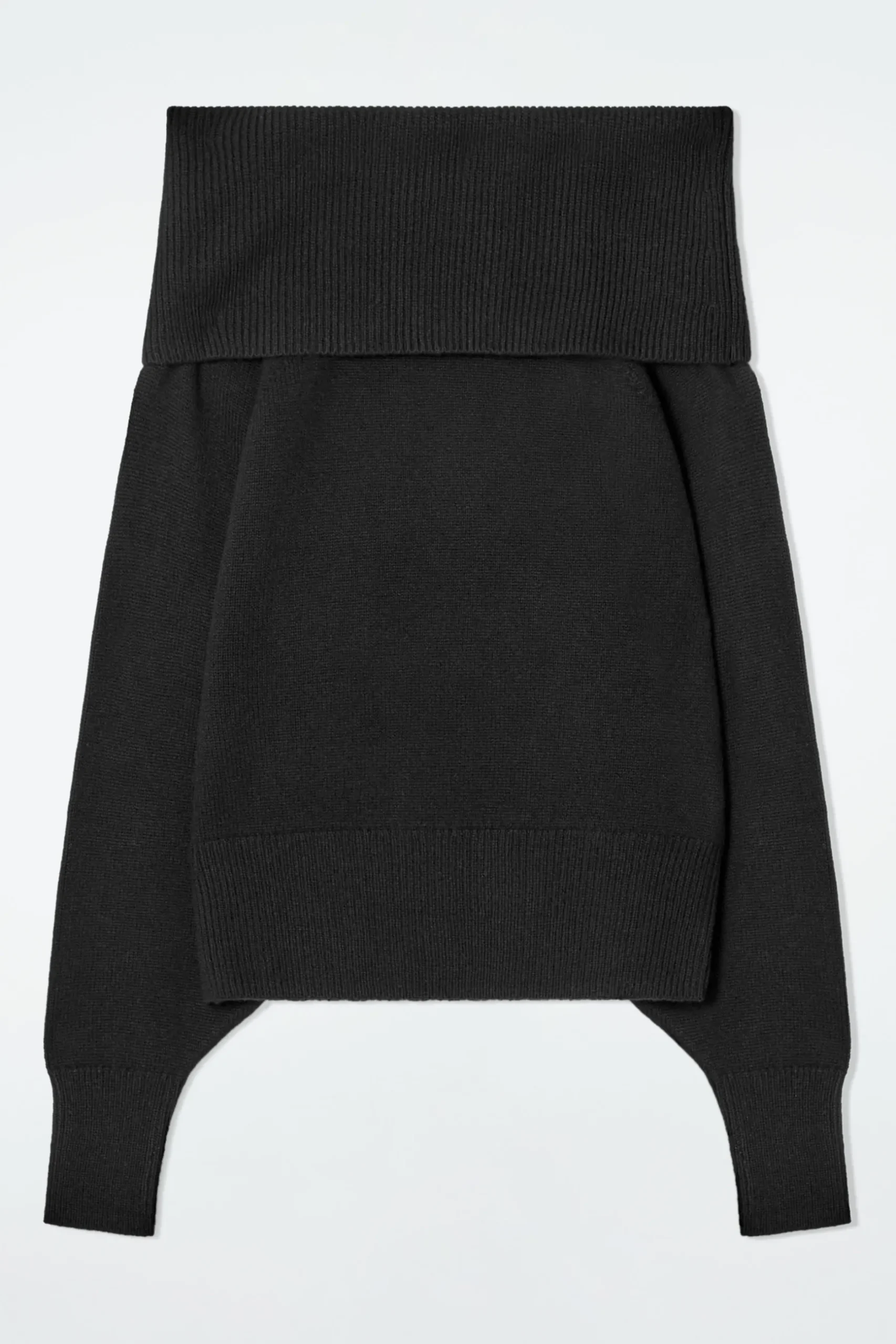 Online COS SWETER Z WEŁNY MERYNOSOWEJ ODSŁANIAJĄCY RAMIONA
