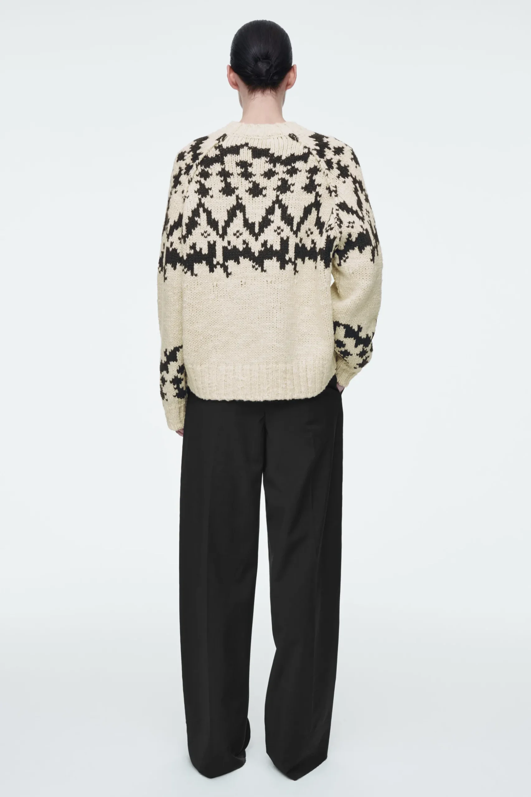 Online COS SWETER Z WEŁNY ZE SPLOTEM FAIR ISLE
