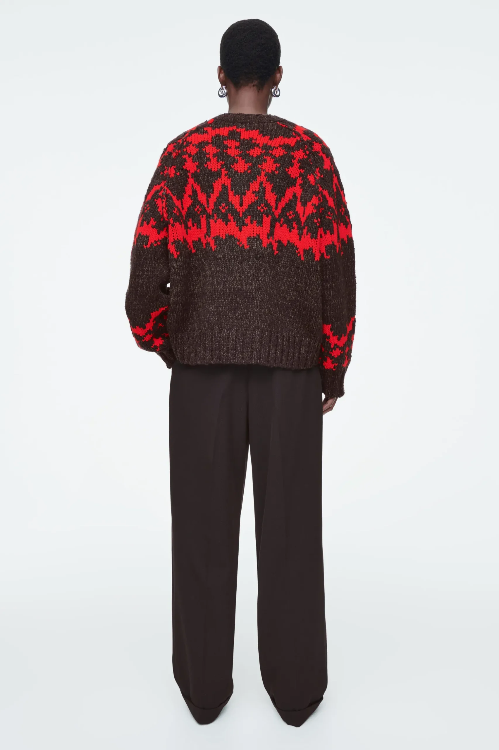 New COS SWETER Z WEŁNY ZE SPLOTEM FAIR ISLE