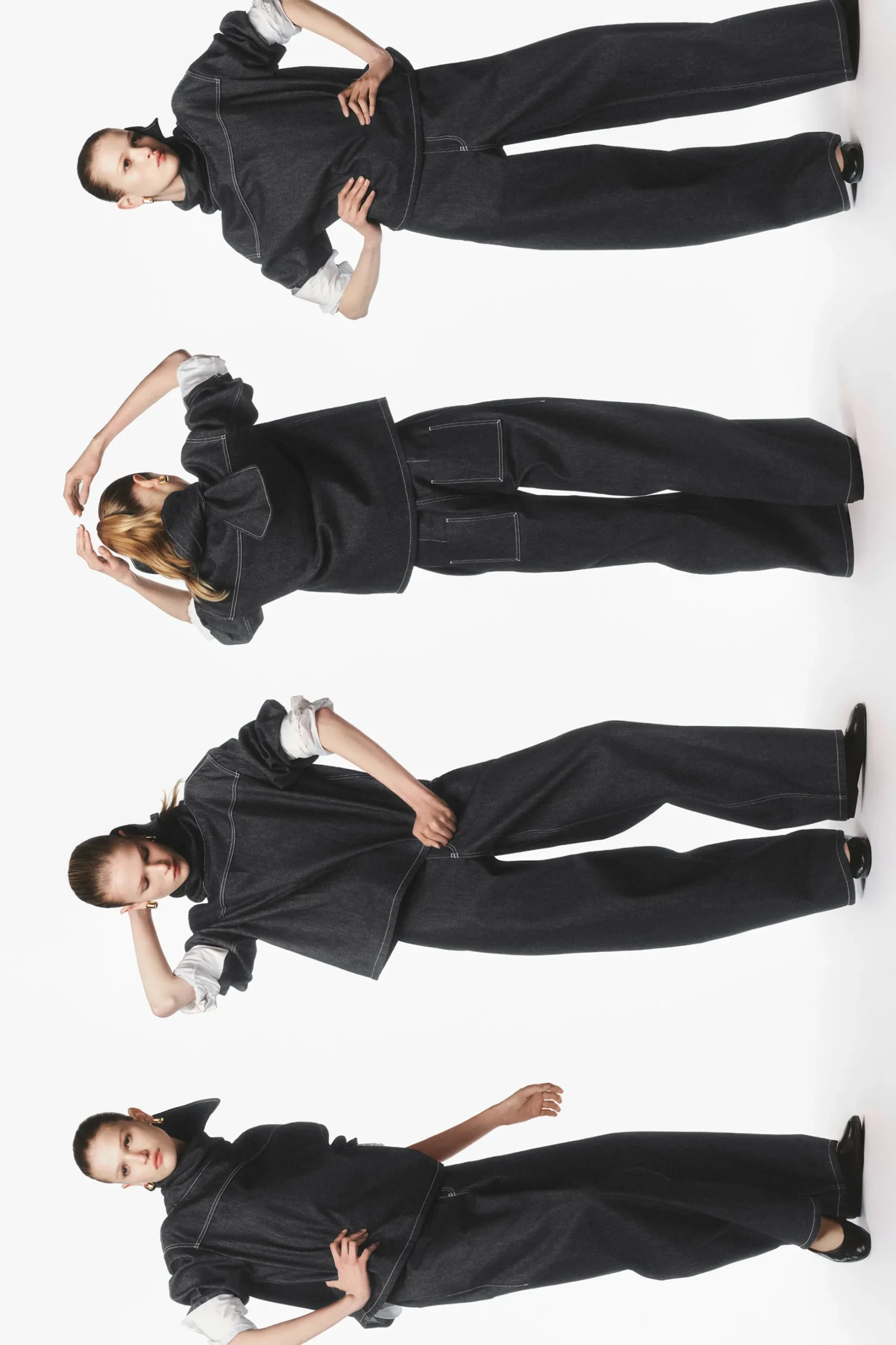 Fashion COS SZEROKIE JEANSY BARREL
