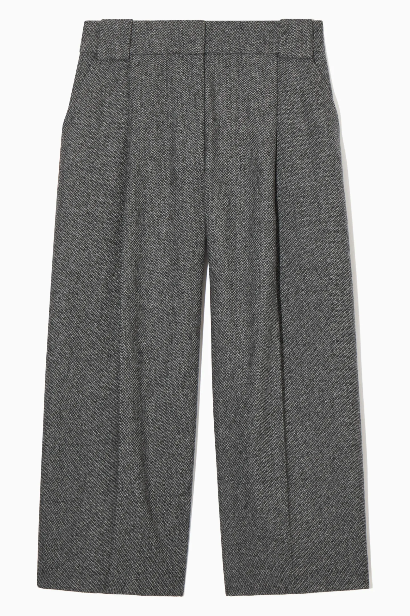 Outlet COS SZEROKIE KULOTY Z WEŁNIANEJ FLANELI – REGULAR FIT