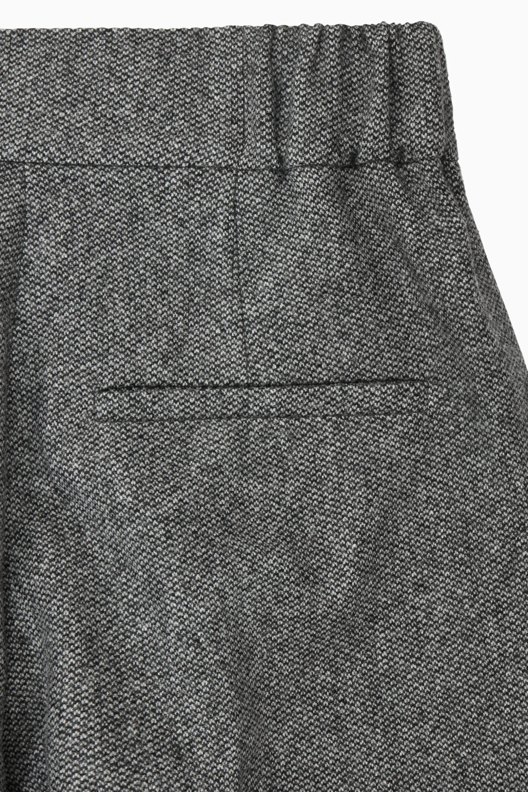 Outlet COS SZEROKIE KULOTY Z WEŁNIANEJ FLANELI – REGULAR FIT