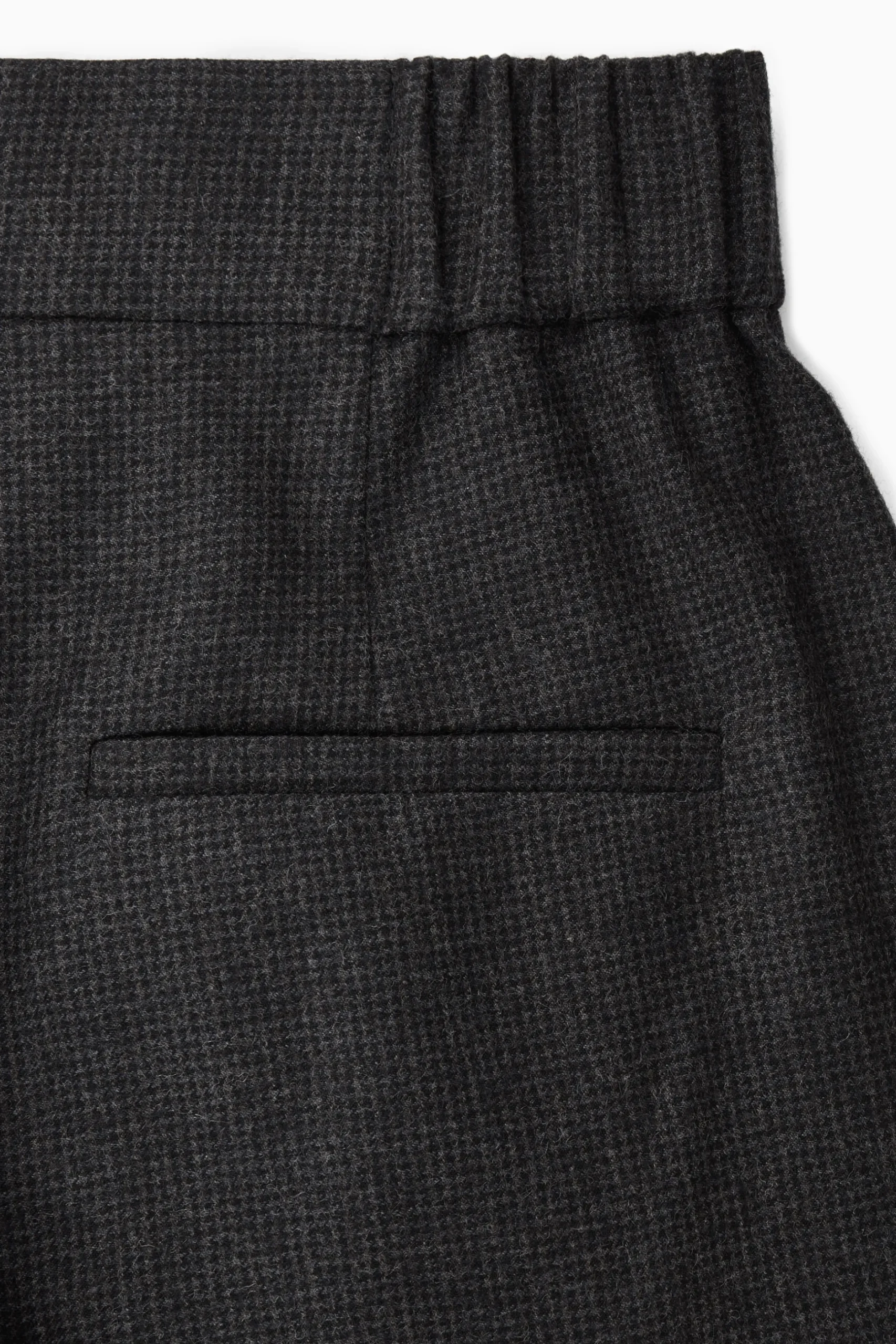 Clearance COS SZEROKIE KULOTY Z WEŁNIANEJ FLANELI – REGULAR FIT