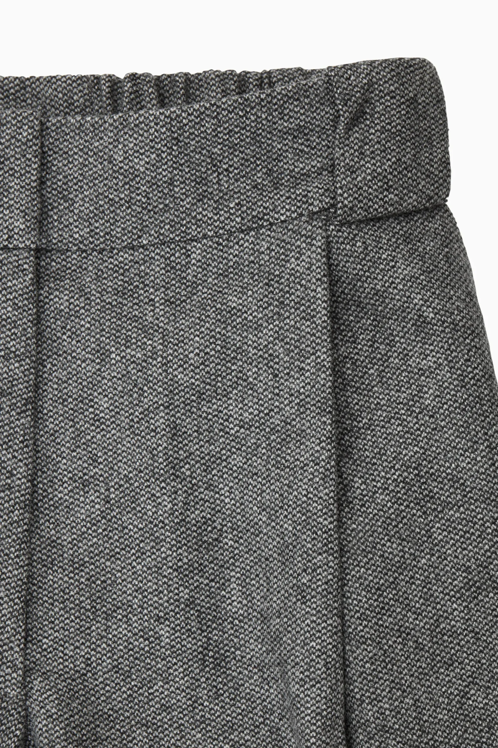 Outlet COS SZEROKIE KULOTY Z WEŁNIANEJ FLANELI – REGULAR FIT