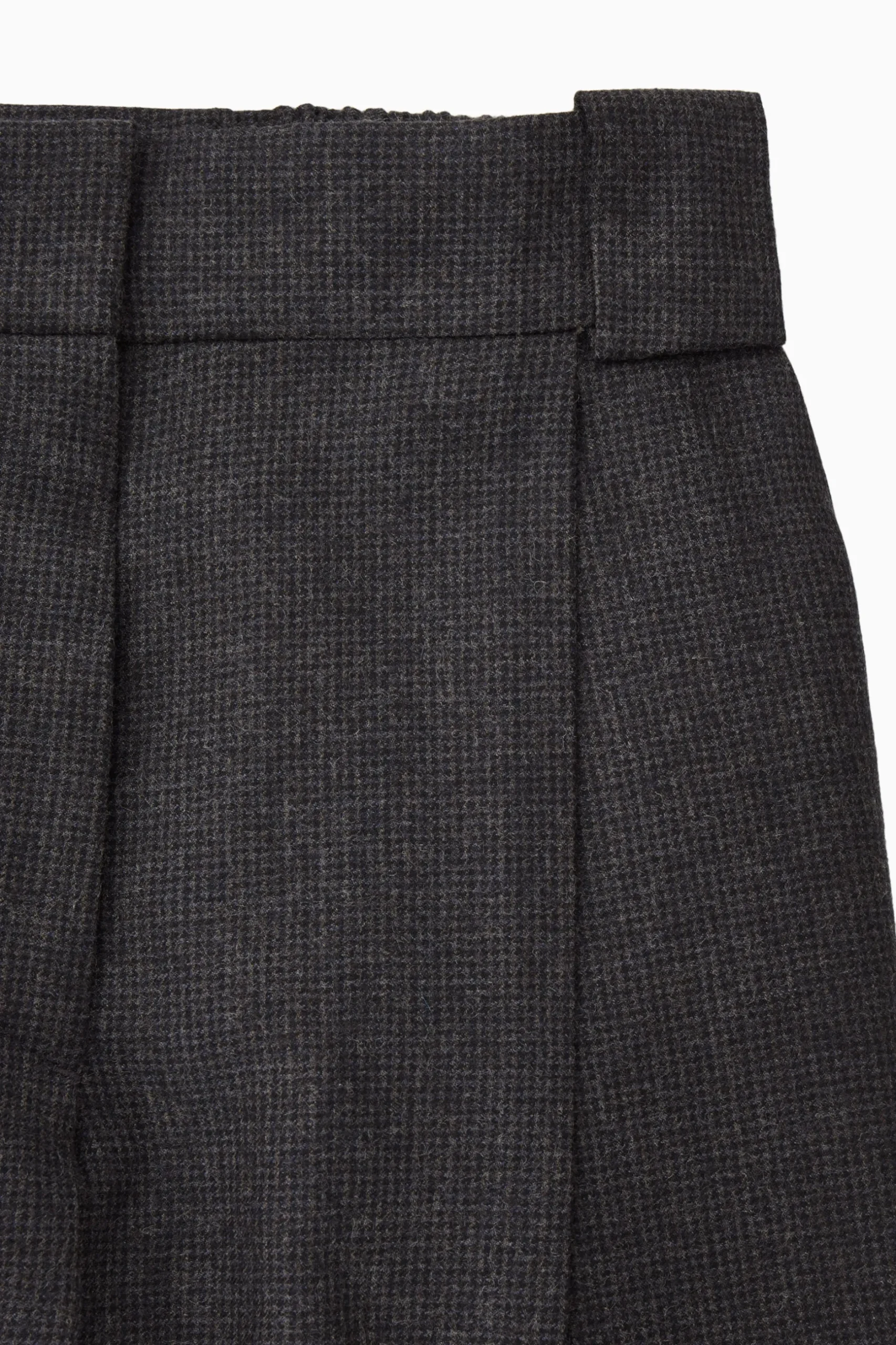Clearance COS SZEROKIE KULOTY Z WEŁNIANEJ FLANELI – REGULAR FIT