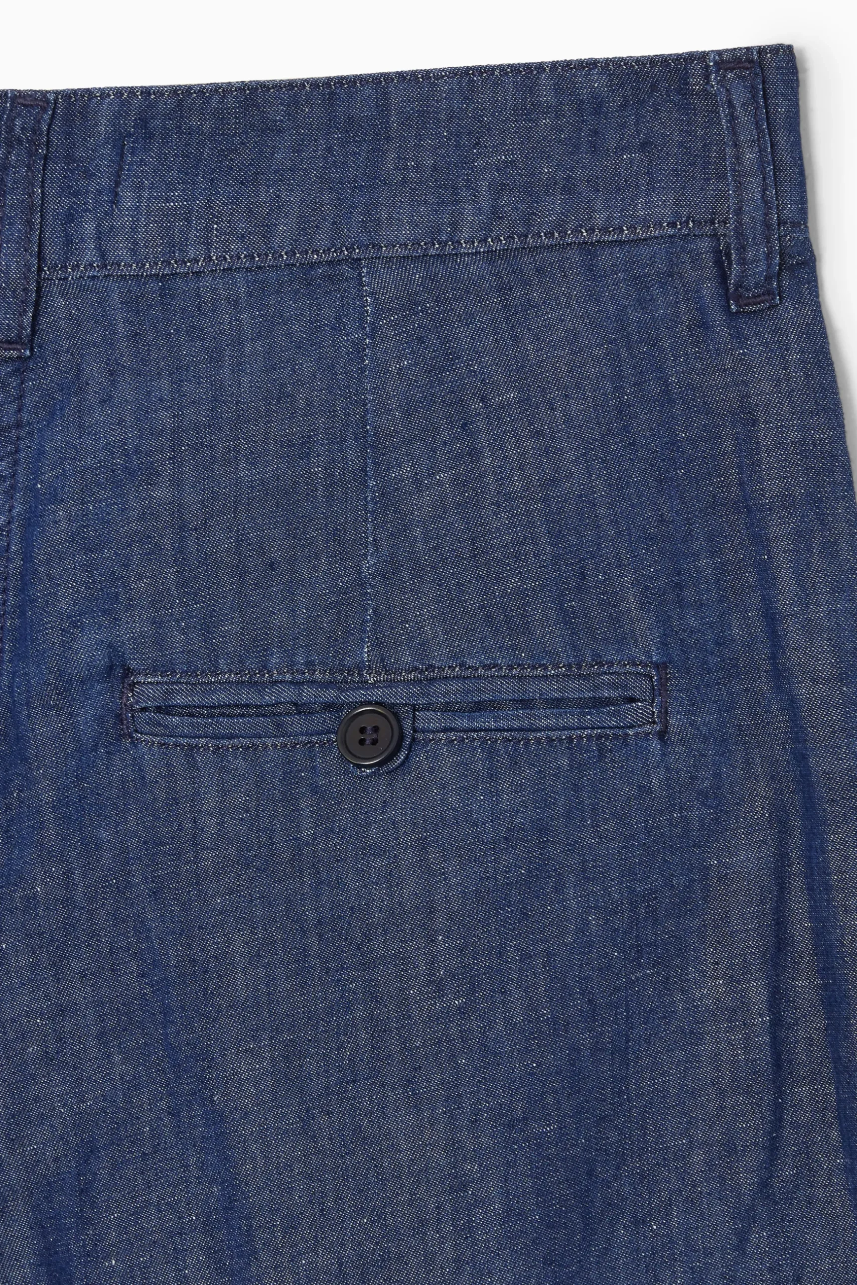 Outlet COS SZEROKIE SPODNIE JEANSOWE