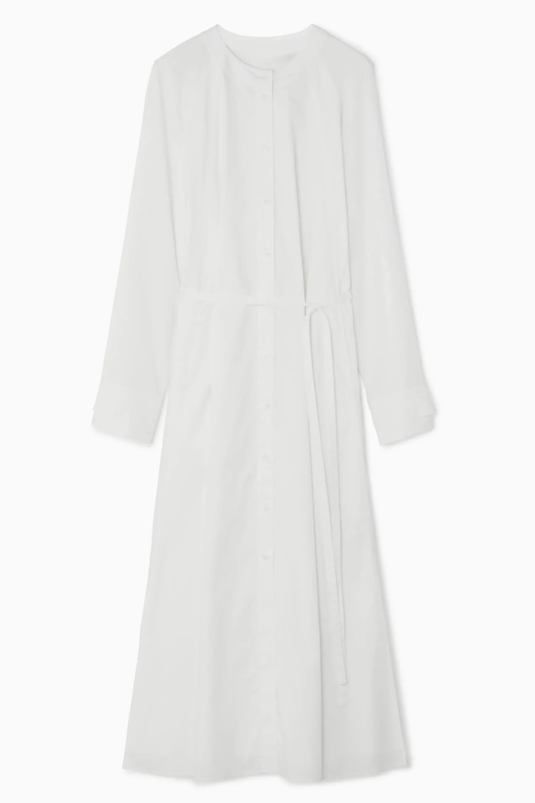 Fashion COS SZMIZJERKA MAXI BEZ KOŁNIERZYKA