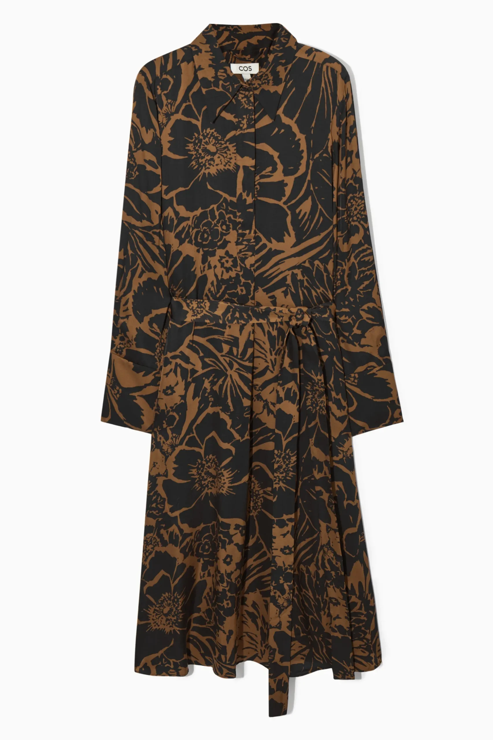 Fashion COS SZMIZJERKA MIDI Z NADRUKIEM