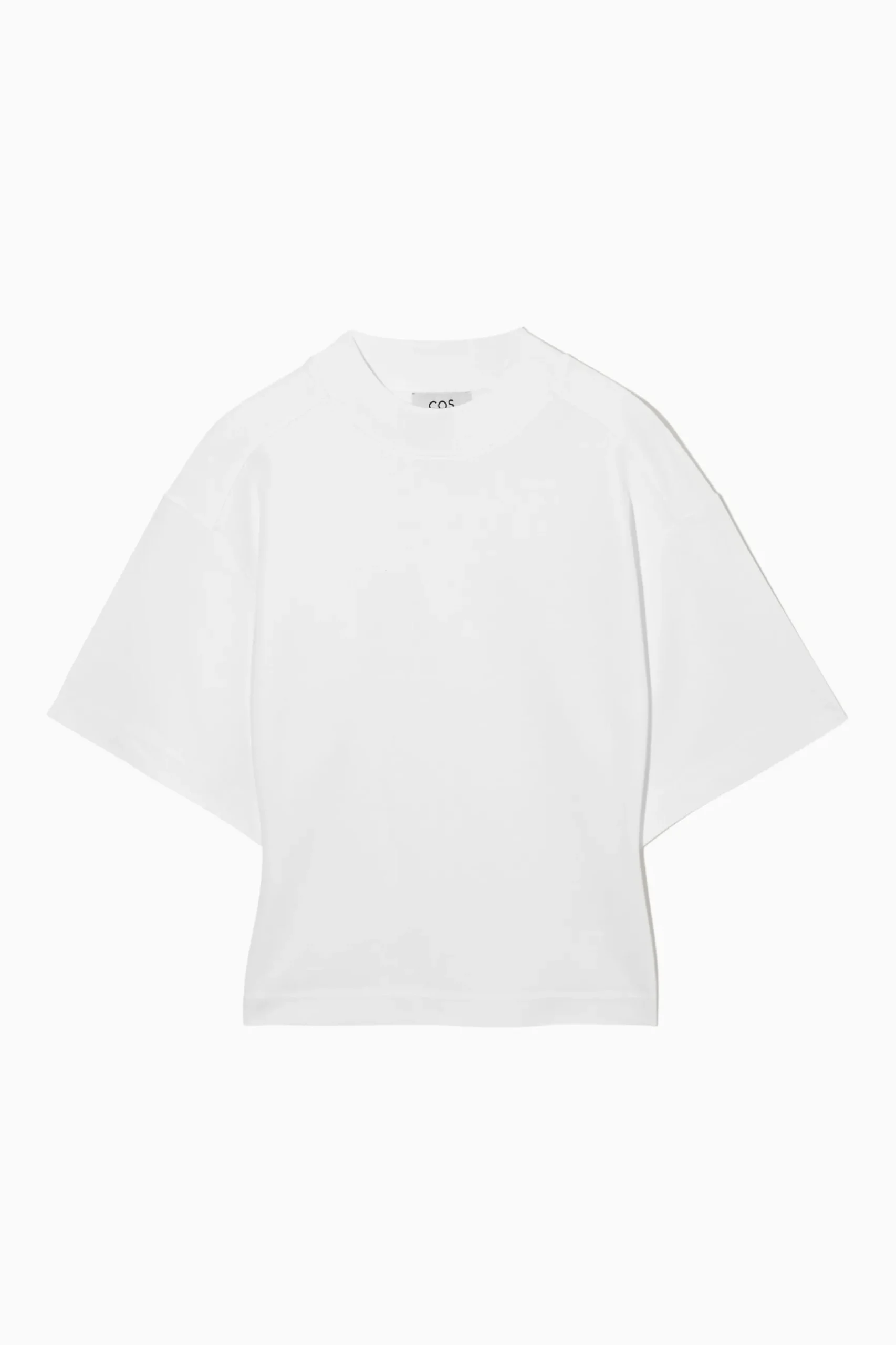 Hot COS TALIOWANY T-SHIRT Z WYSOKIM DEKOLTEM
