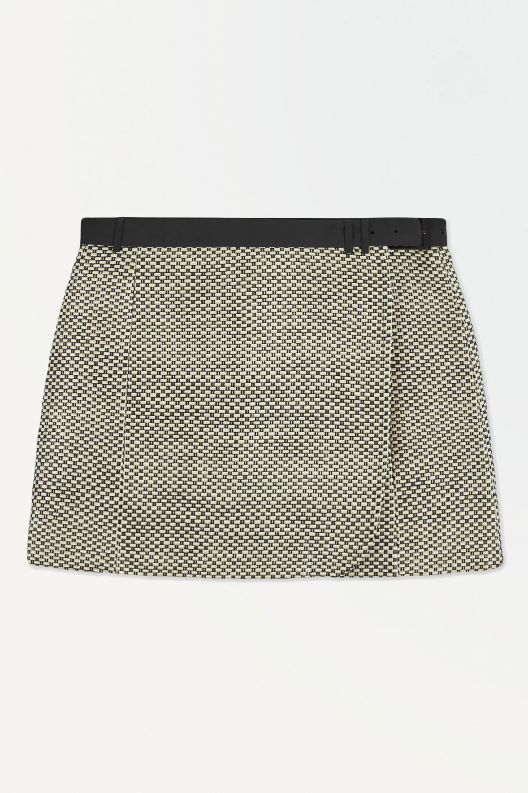 Online COS THE BELTED RAFFIA MINI SKIRT