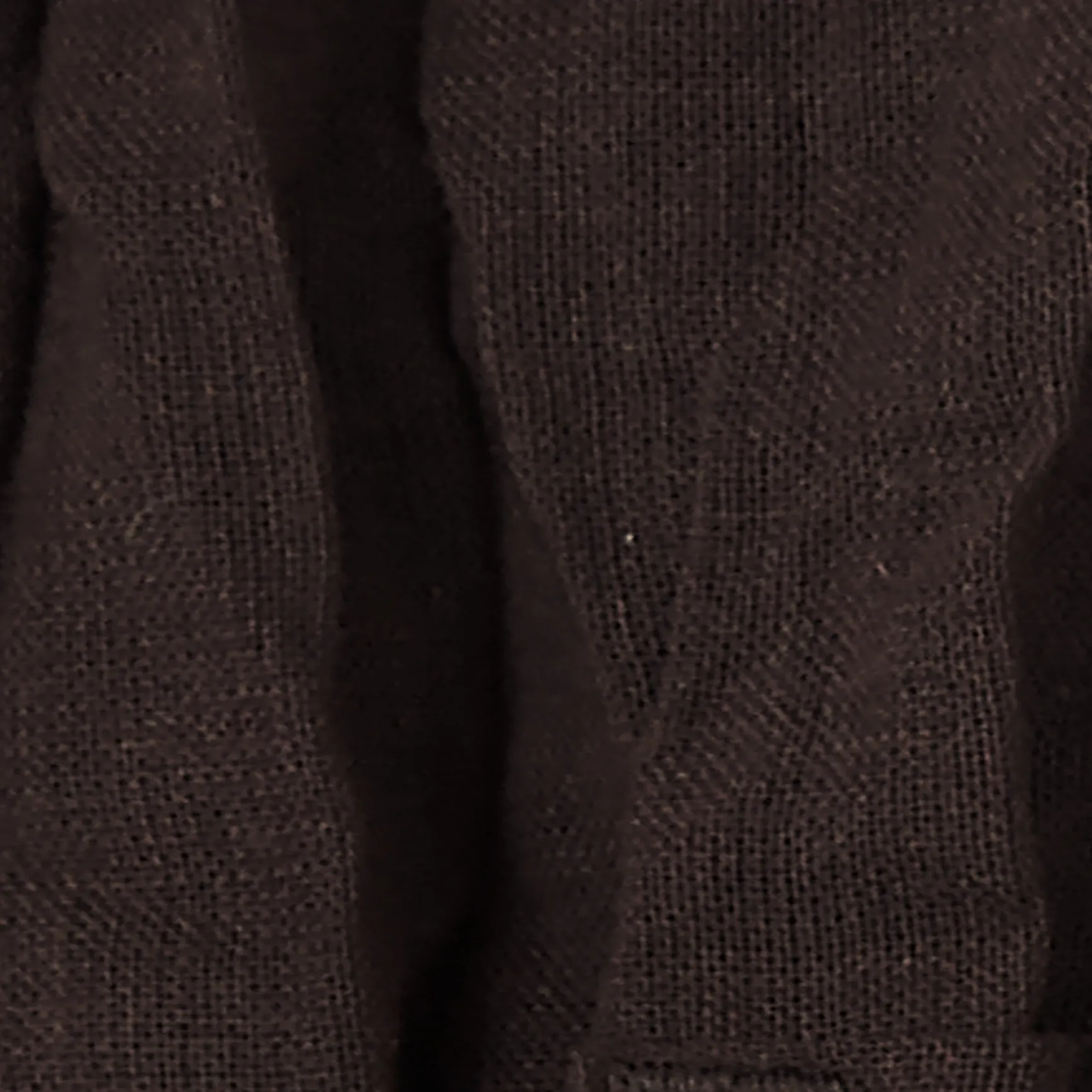 Clearance COS THE CRINKLED BARRELLEG TROUSERS Darkbrown