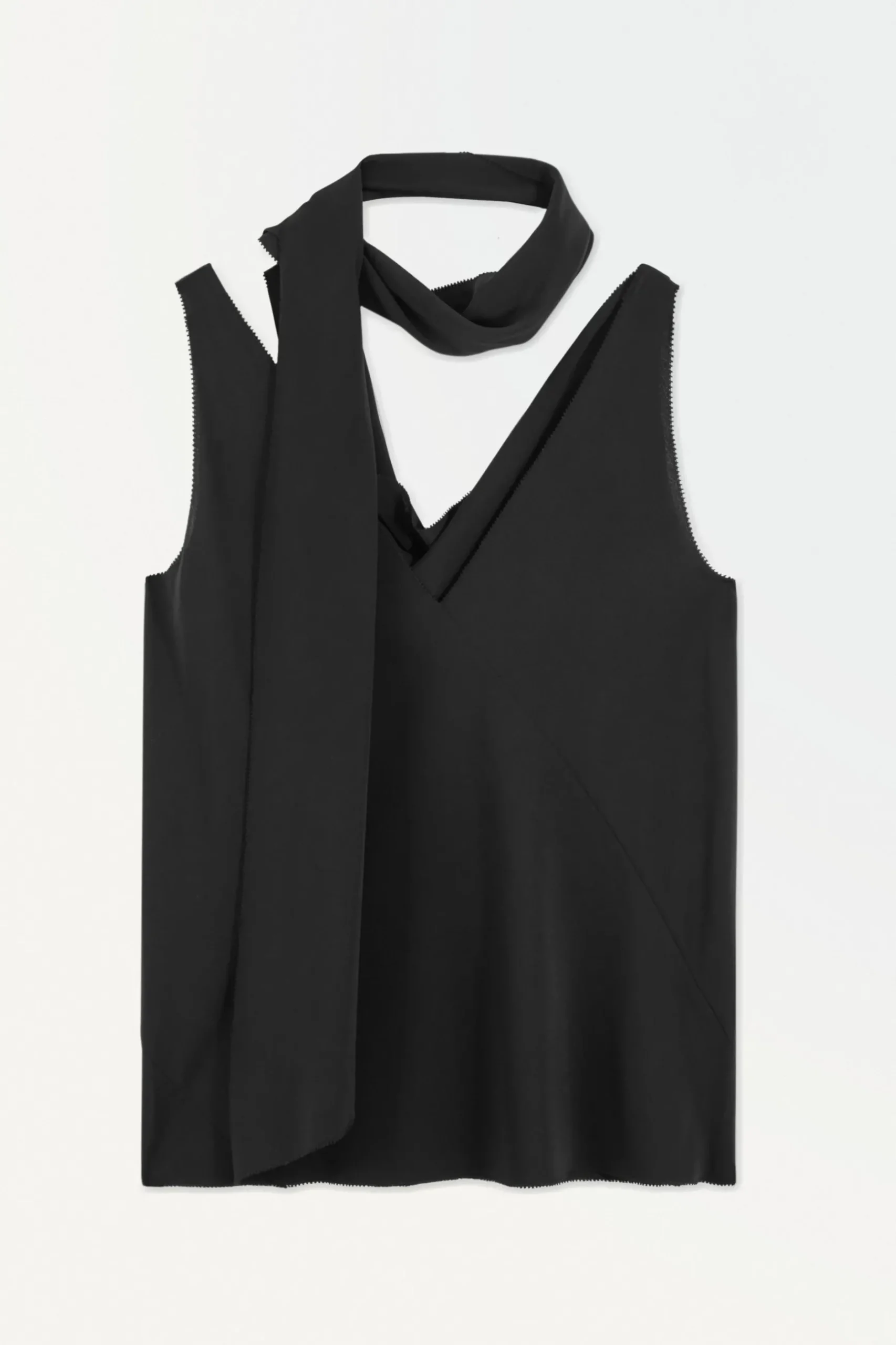 Best COS THE SILK SCARF TOP