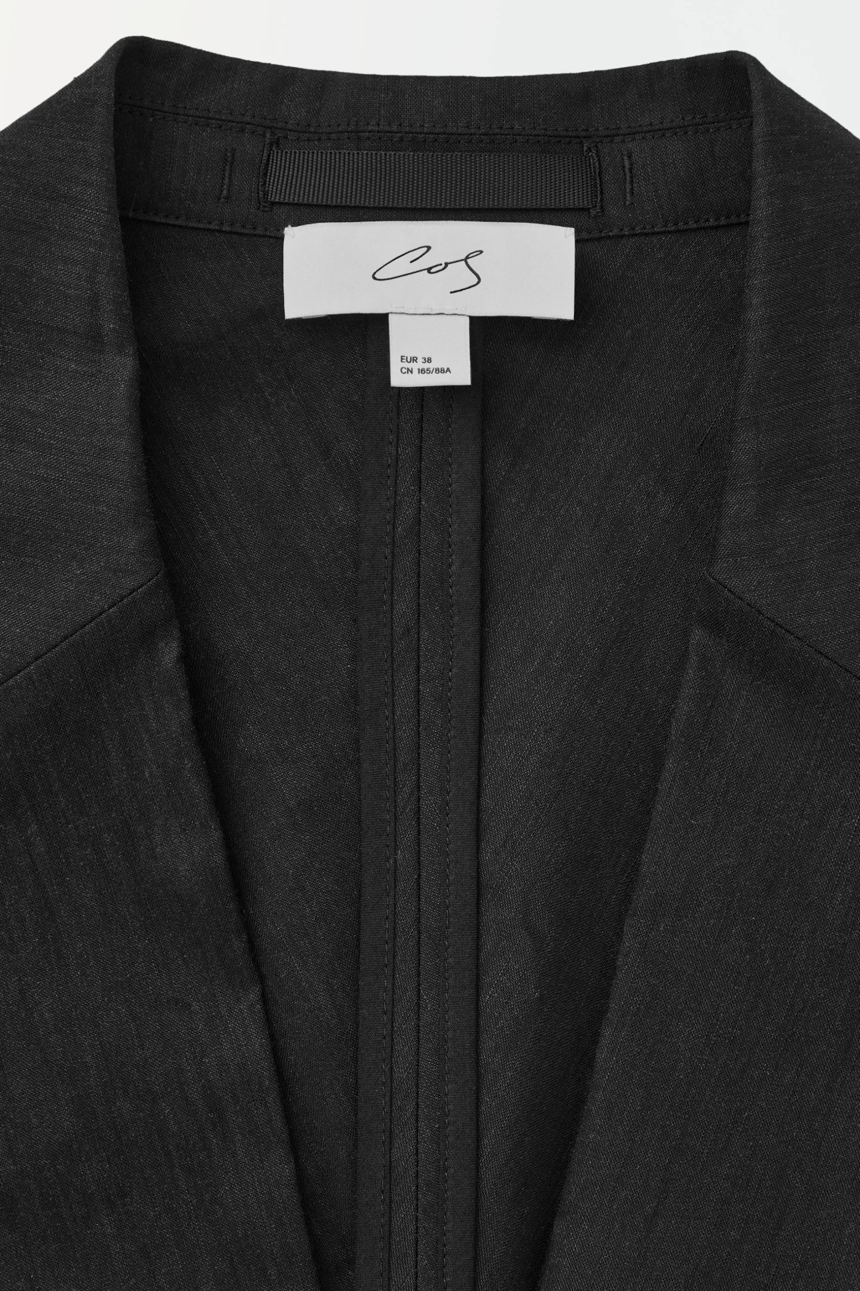 Discount COS THE WAISTED LINEN BLAZER