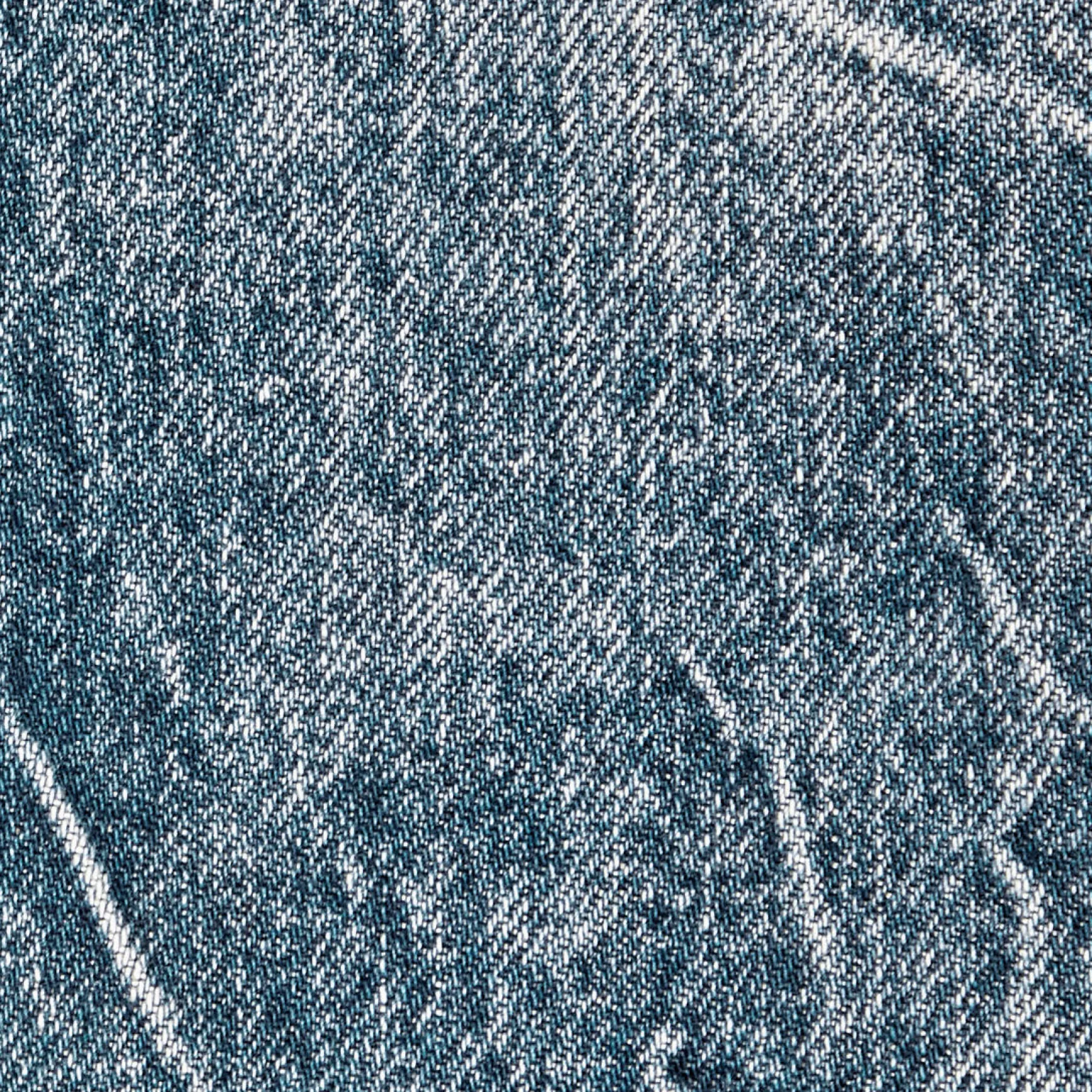 Discount COS TOP Z KRÓTKIM RĘKAWEM ZE SPRANEGO DENIMU