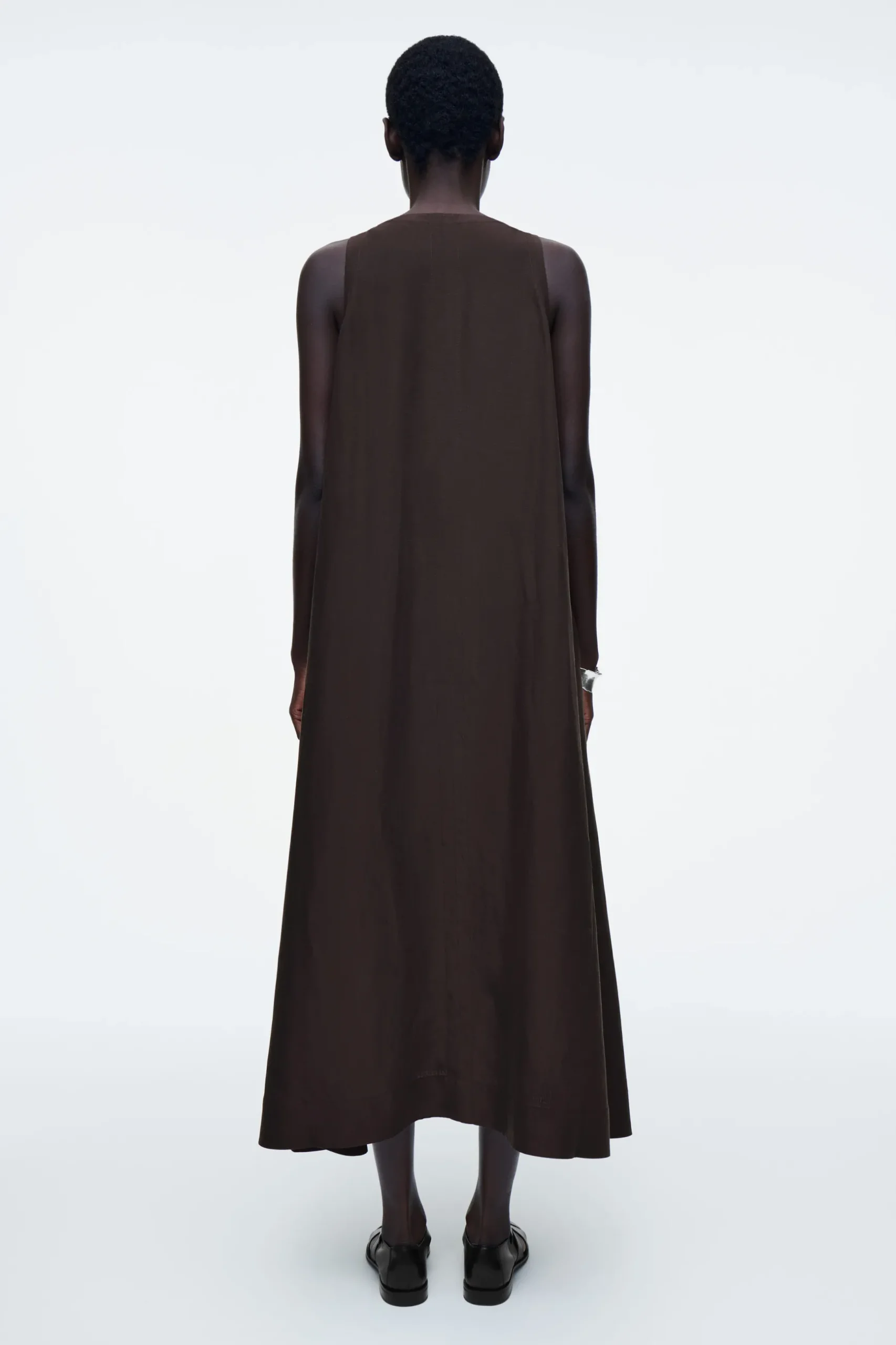 Fashion COS TRAPEZOWA SUKIENKA MAXI Z LNEM