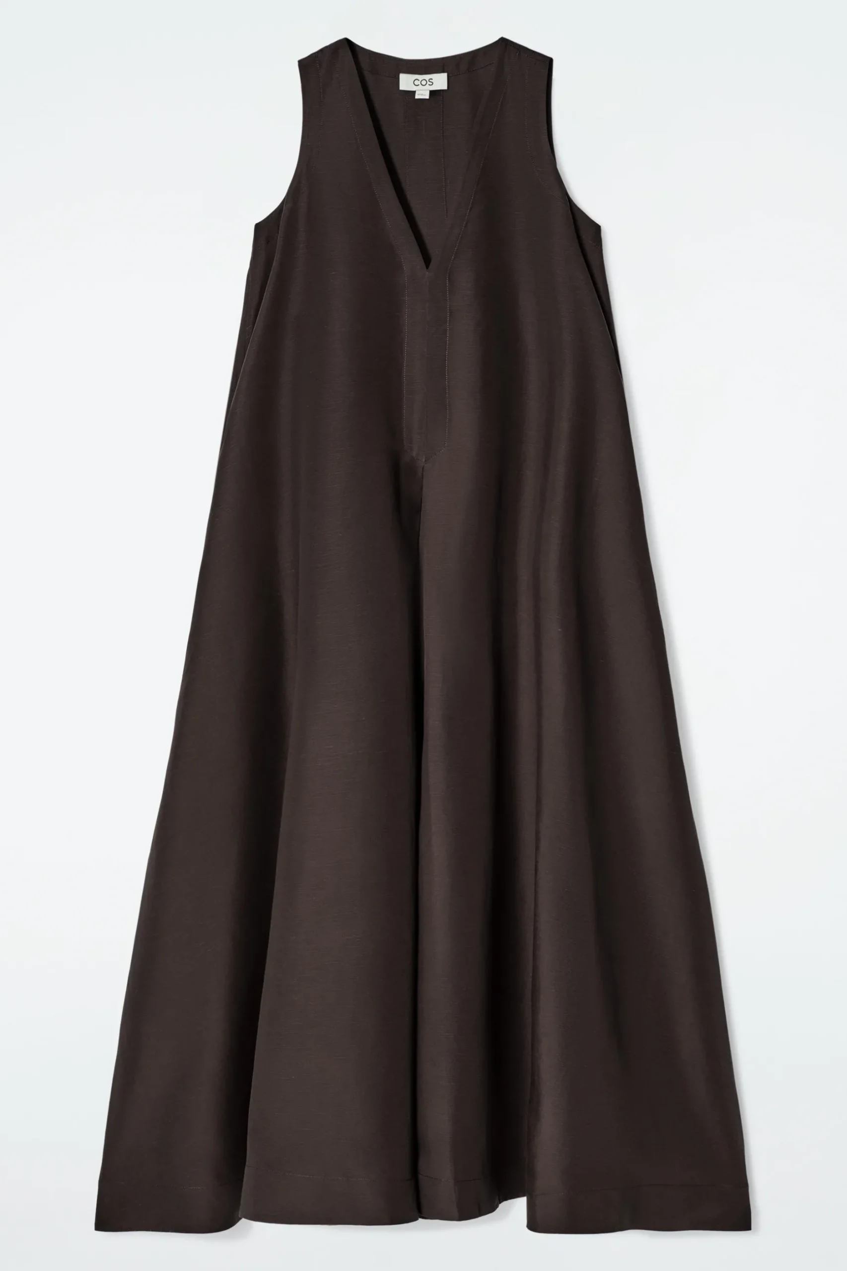 Fashion COS TRAPEZOWA SUKIENKA MAXI Z LNEM