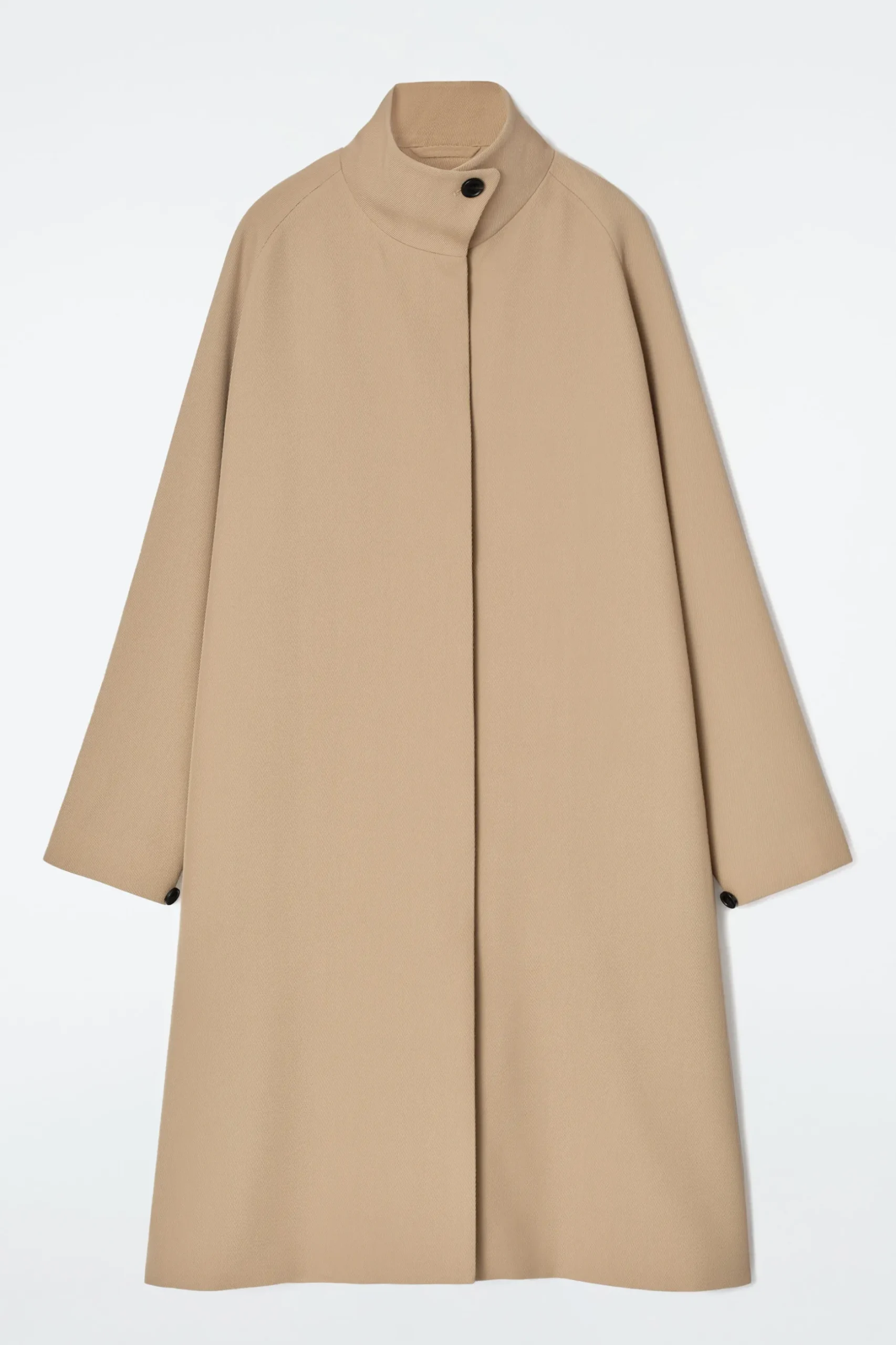 Fashion COS TRAPEZOWY PŁASZCZ Z MIESZANKI Z WEŁNĄ