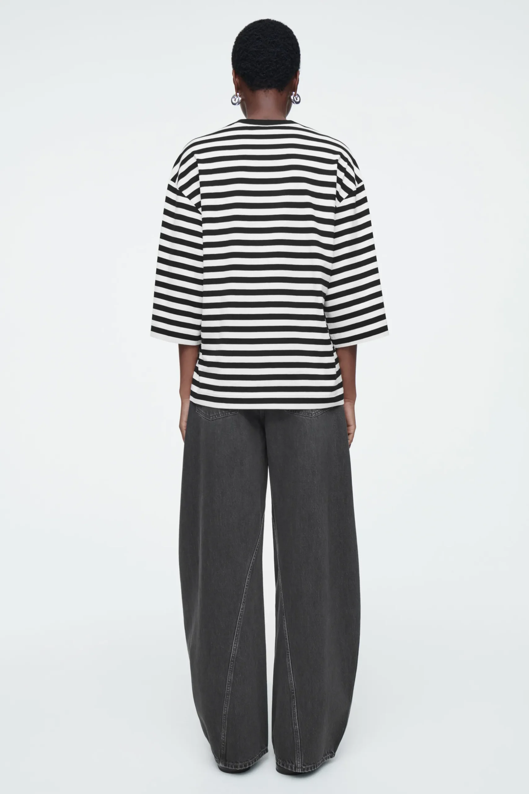 Discount COS TRAPEZOWY T-SHIRT – RELAXED FIT