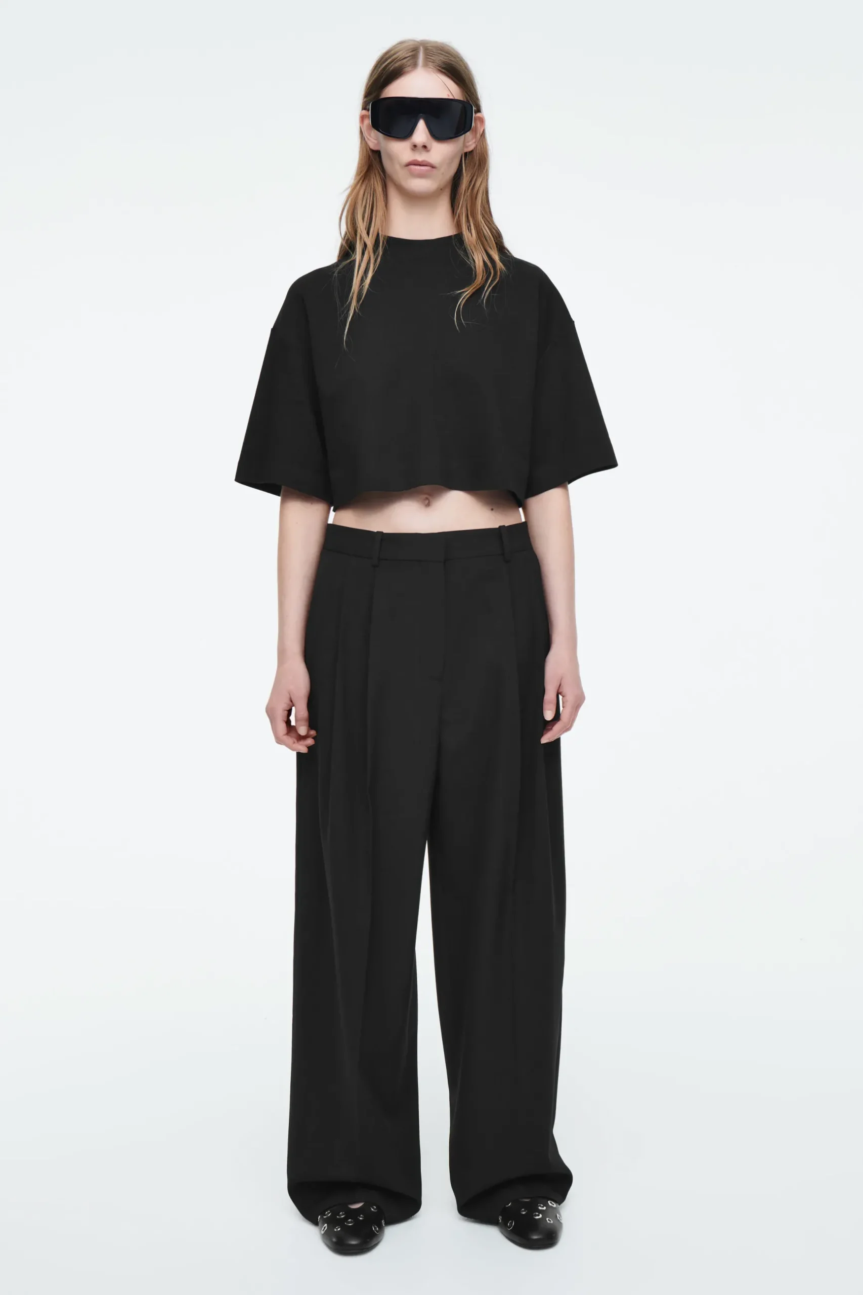 Outlet COS T-SHIRT HIGH LINE – RELAXED FIT
