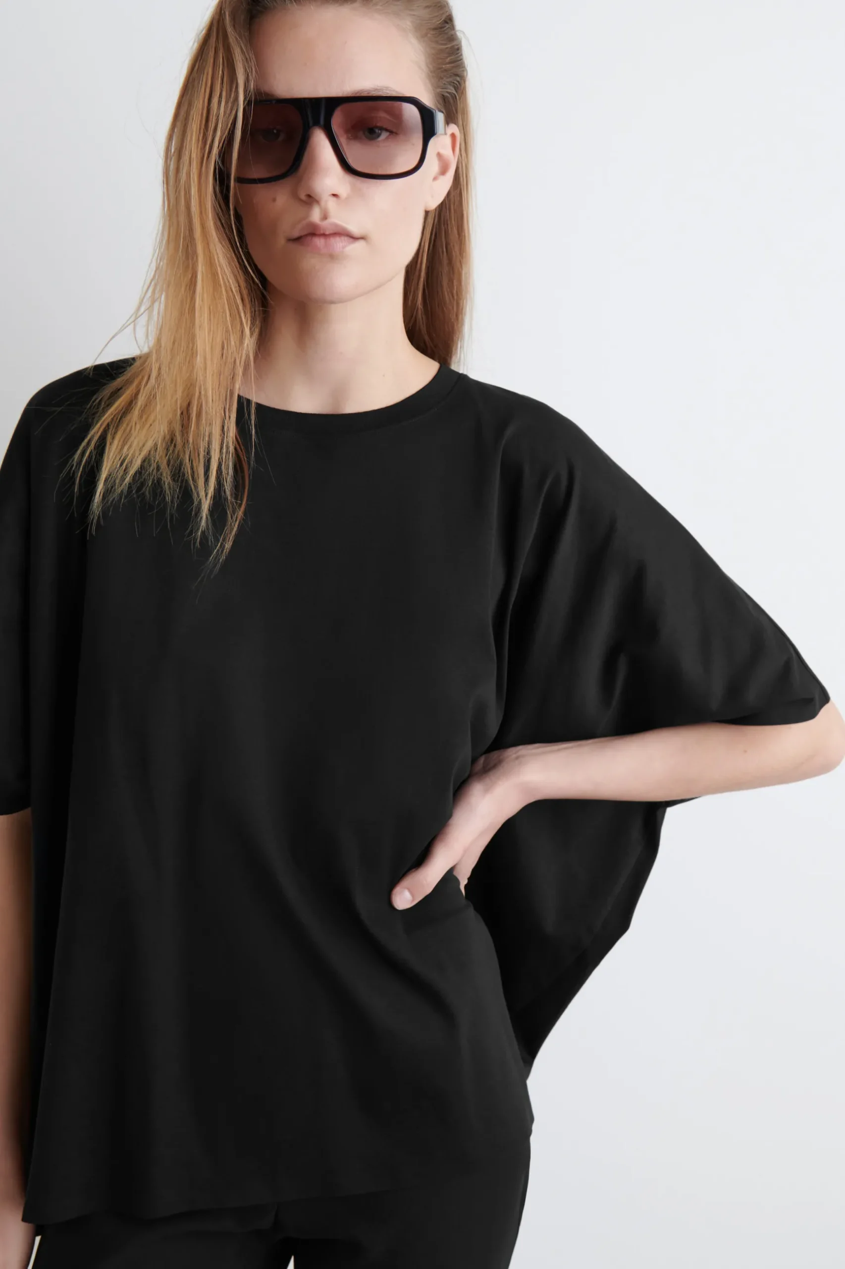 Best COS T-SHIRT OVERSIZE Z RĘKAWAMI TYPU DOLMAN