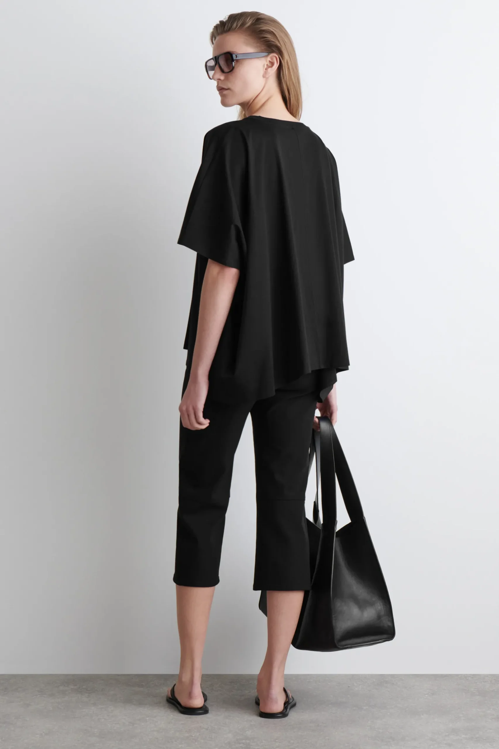 Best COS T-SHIRT OVERSIZE Z RĘKAWAMI TYPU DOLMAN