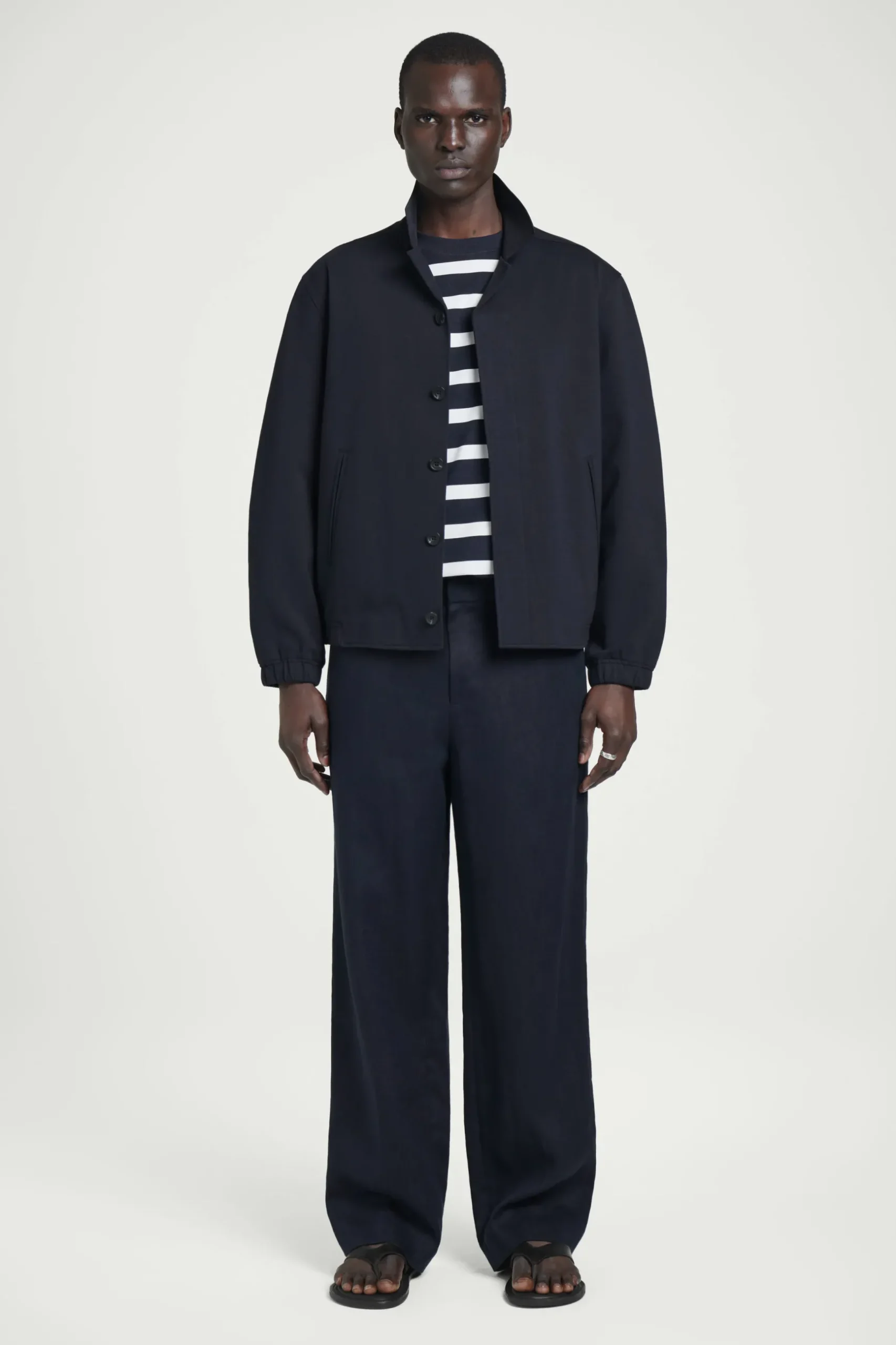 Online COS T-SHIRT OVERSIZE Z RĘKAWEM 3/4